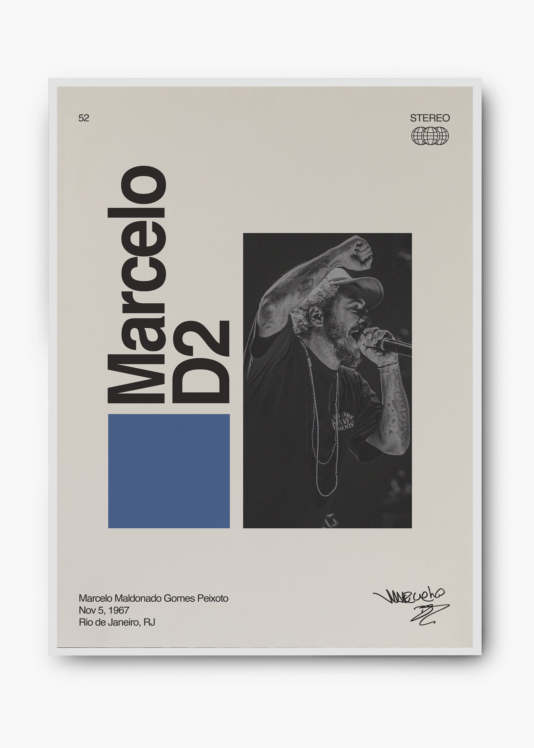 Quadro Signature Marcelo D2