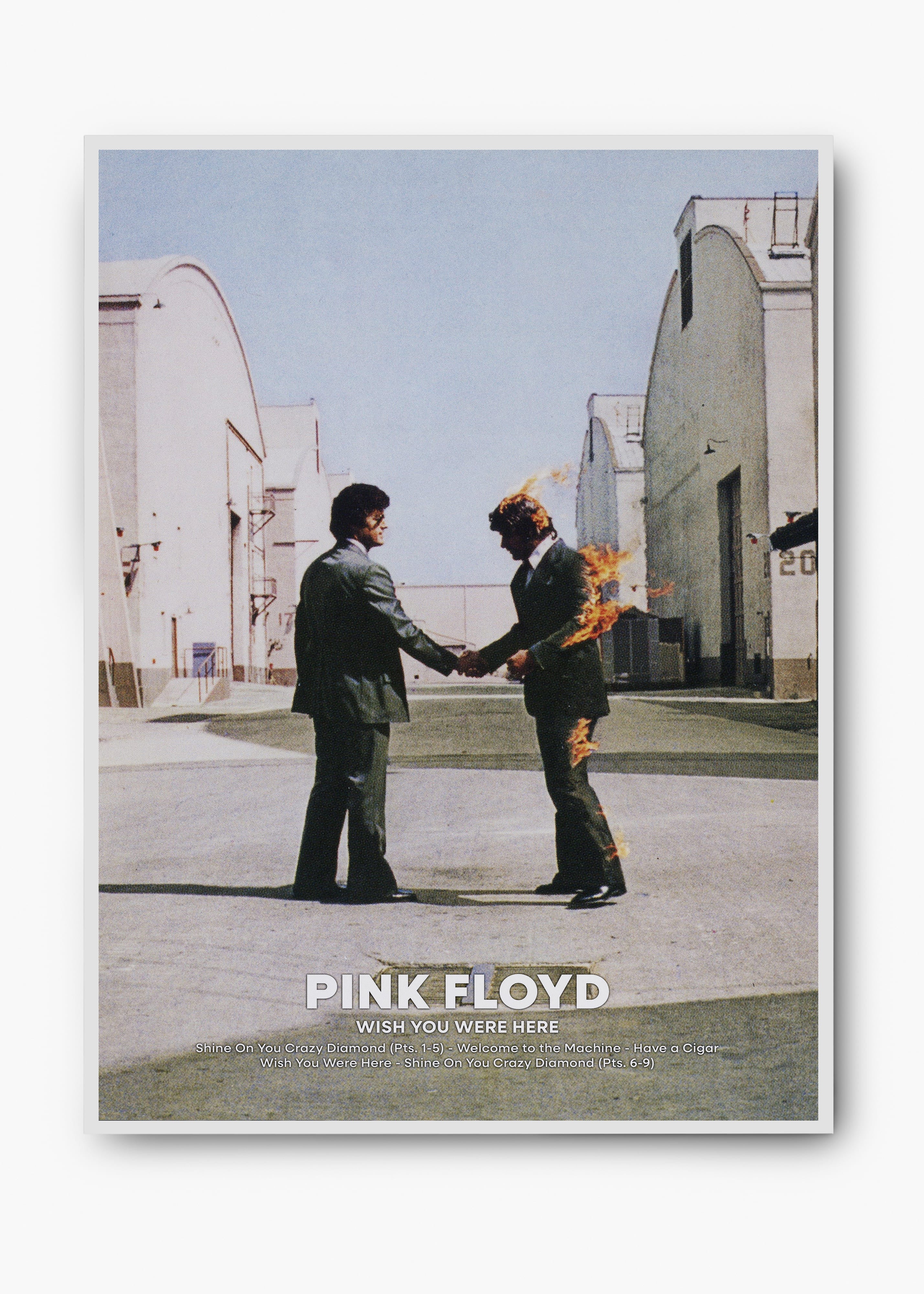Quadro Pink Floyd Wish You Were Here Capa