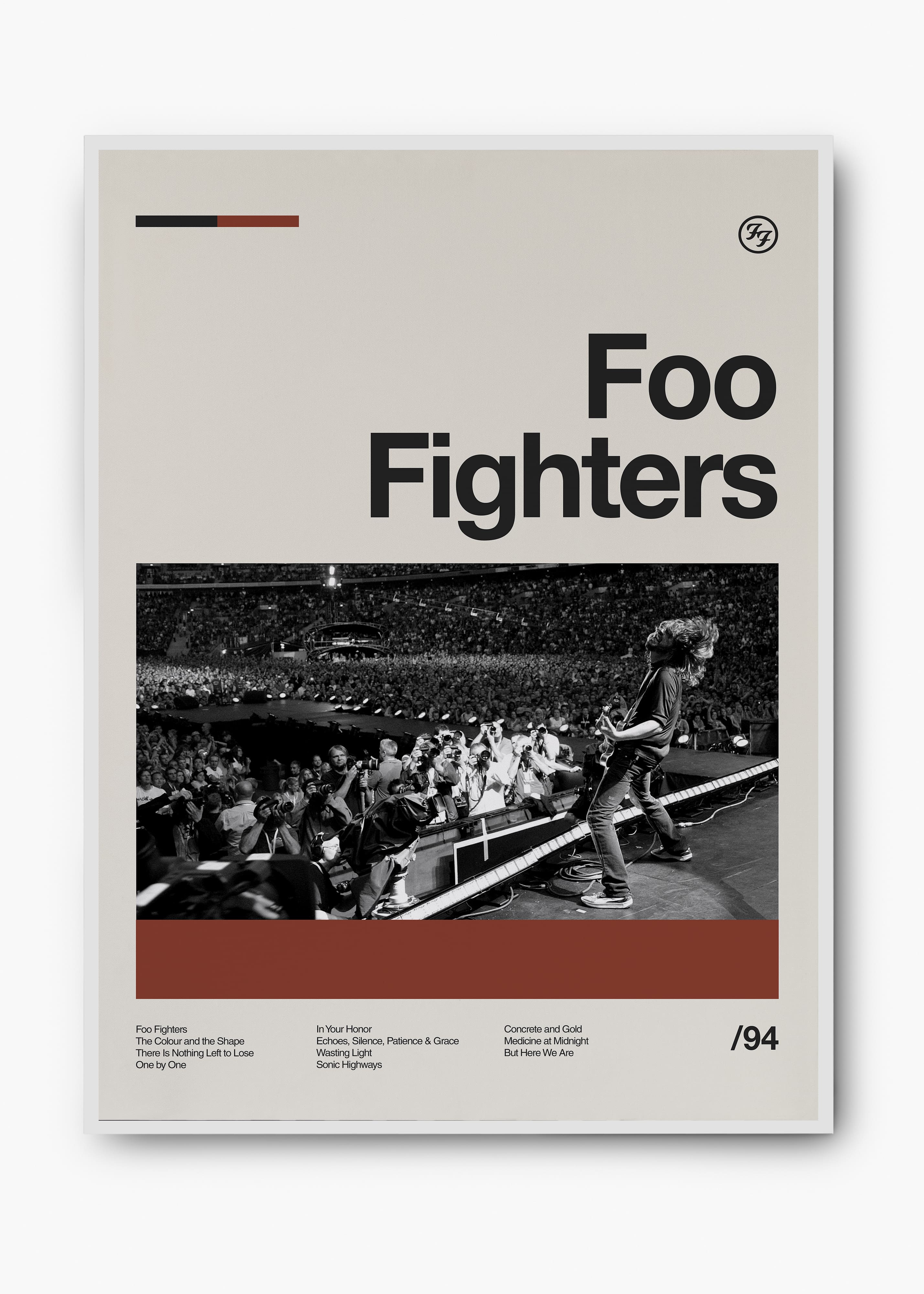 Quadro Foo Fighters Banda