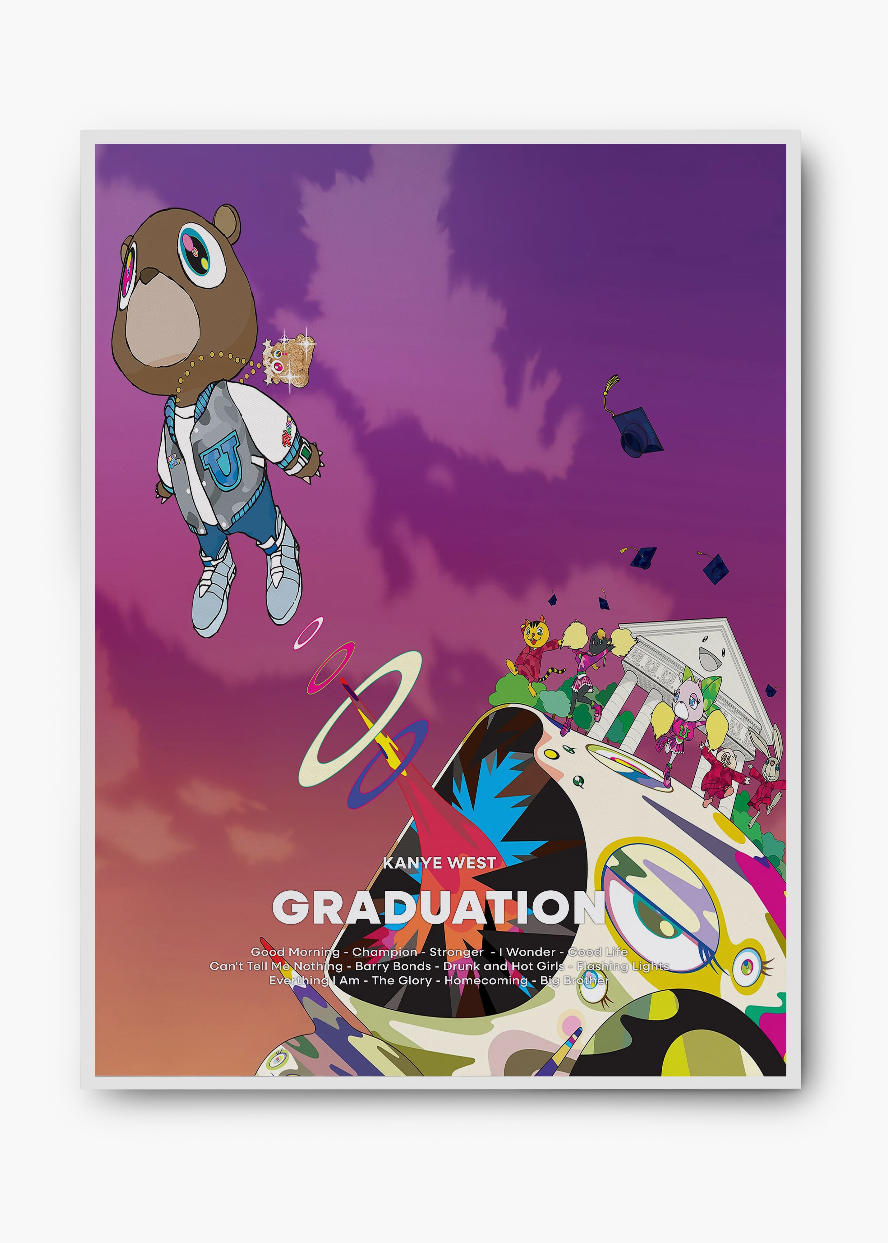 Quadro Kanye West Graduation Capa