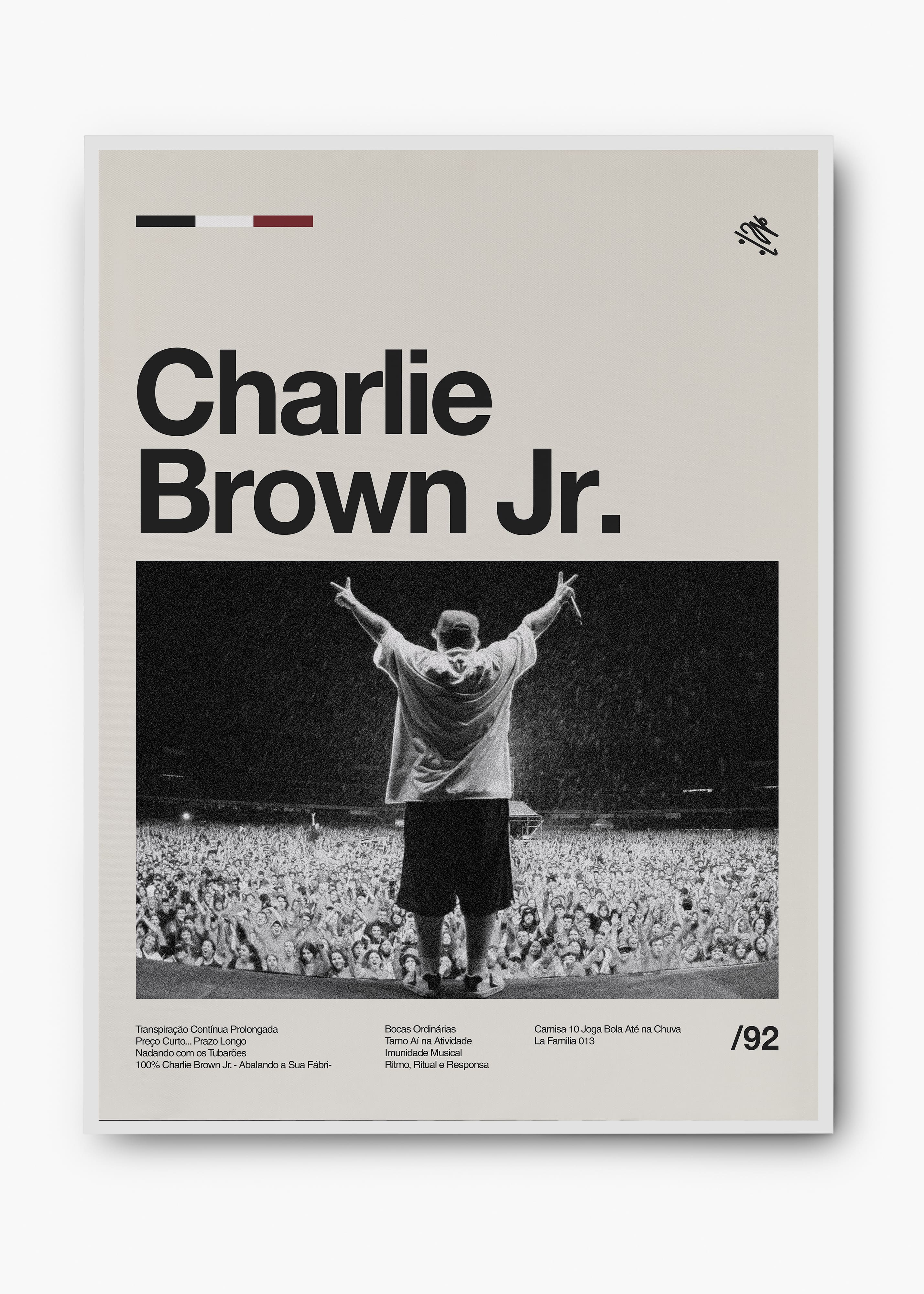 Quadro Charlie Brown Jr Banda