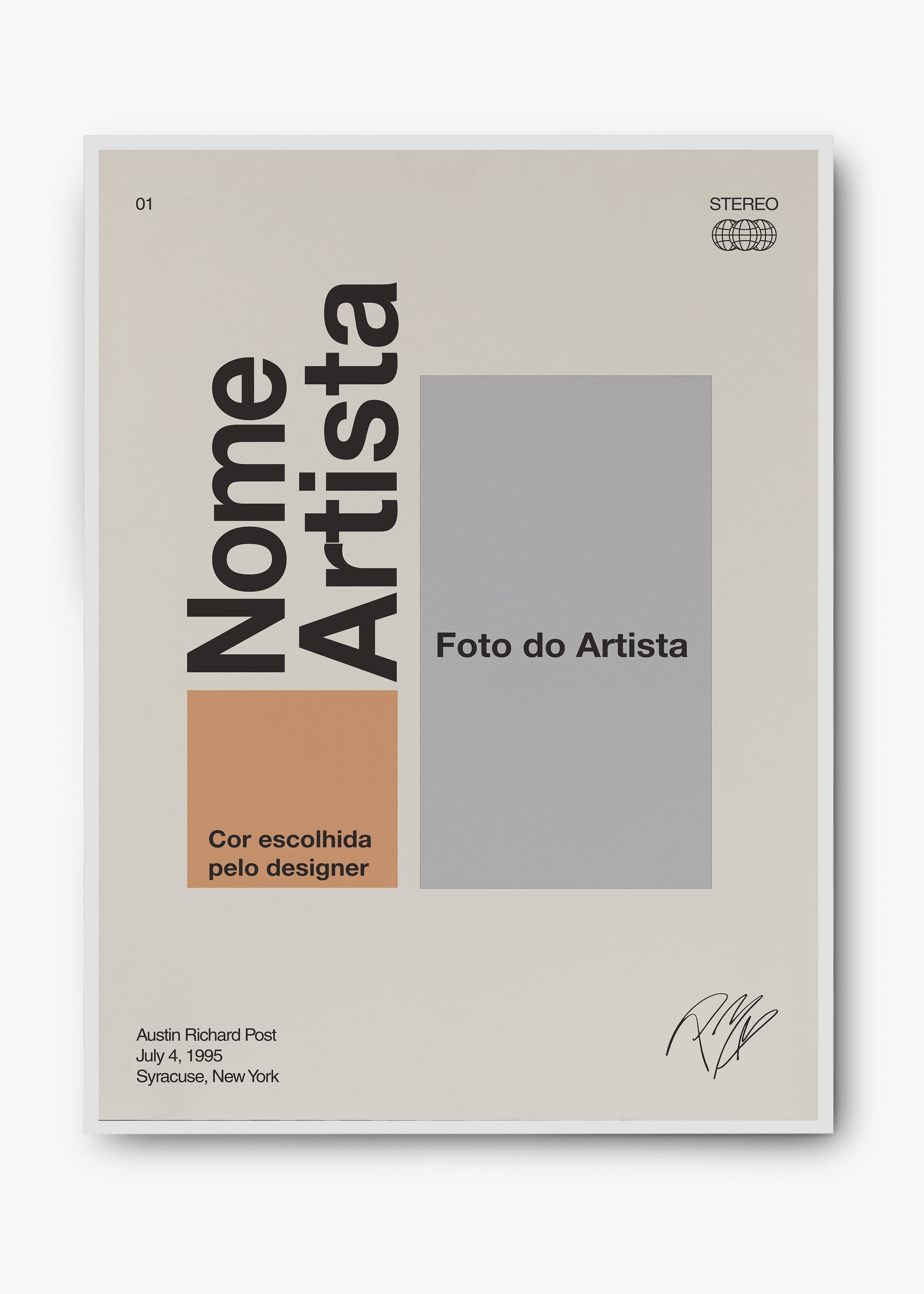 Quadro Personalizável - Signature