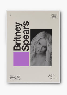 Quadro Signature Britney Spears