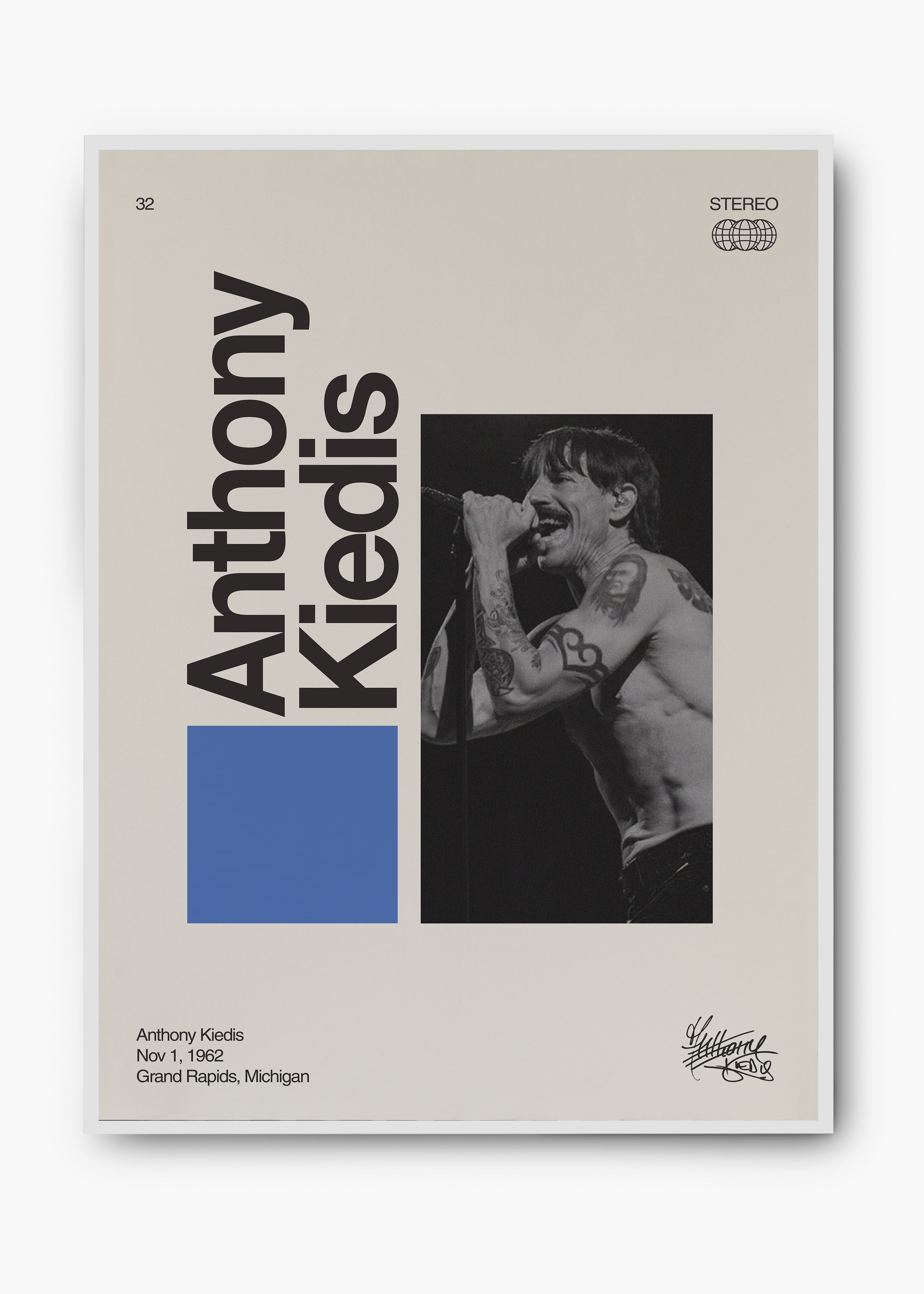 Quadro Signature Anthony Kiedis