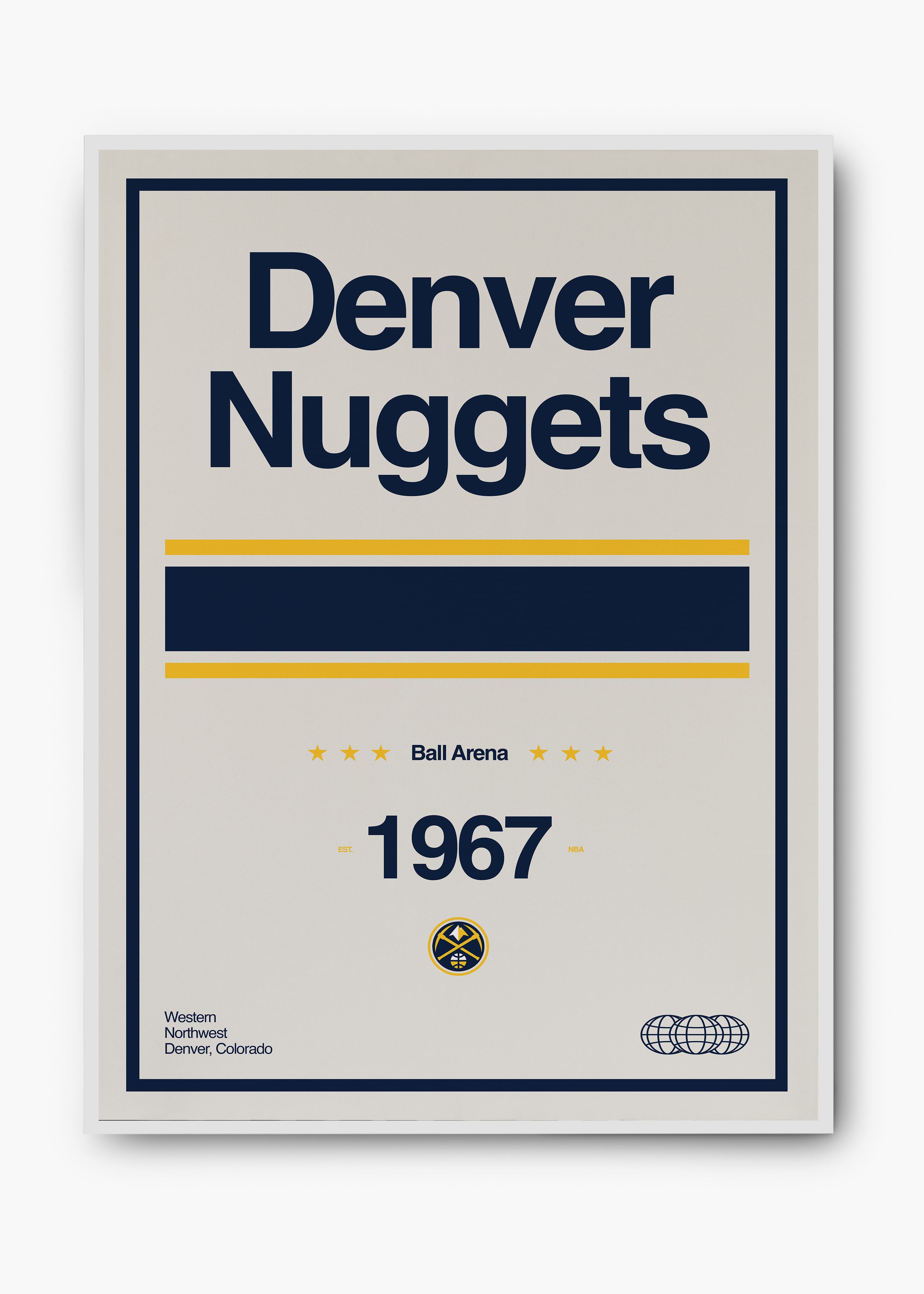 Quadro NBA Denver Nuggets