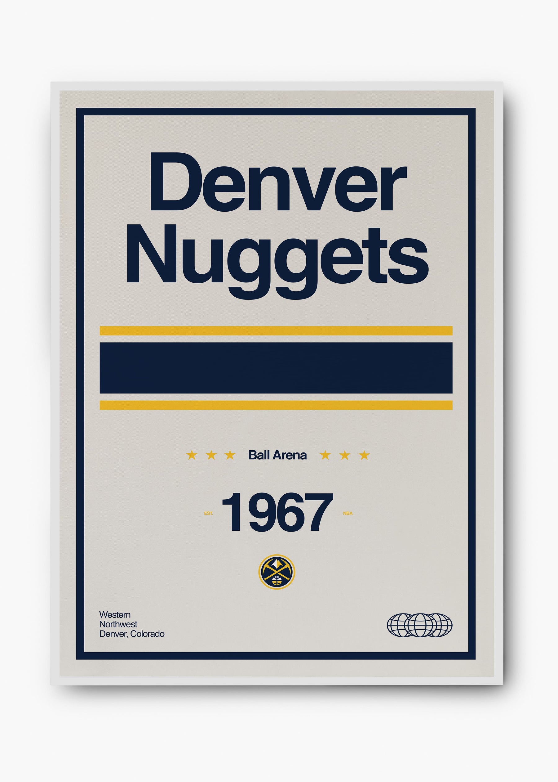 Quadro NBA Denver Nuggets