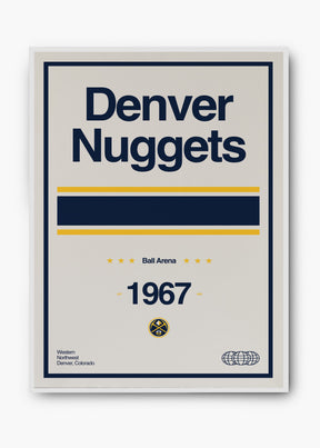 Quadro NBA Denver Nuggets