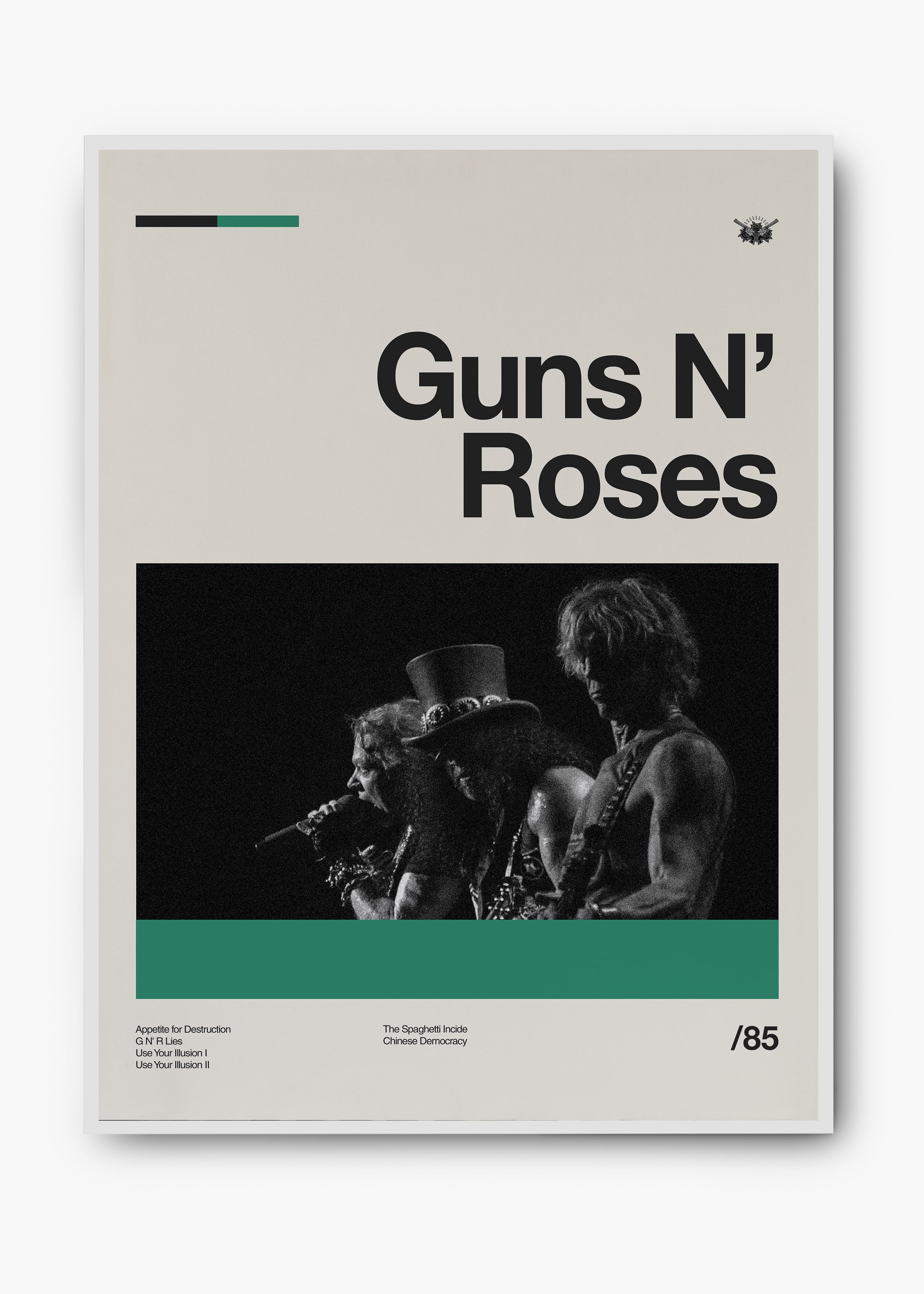 Quadro Guns n' Roses Banda