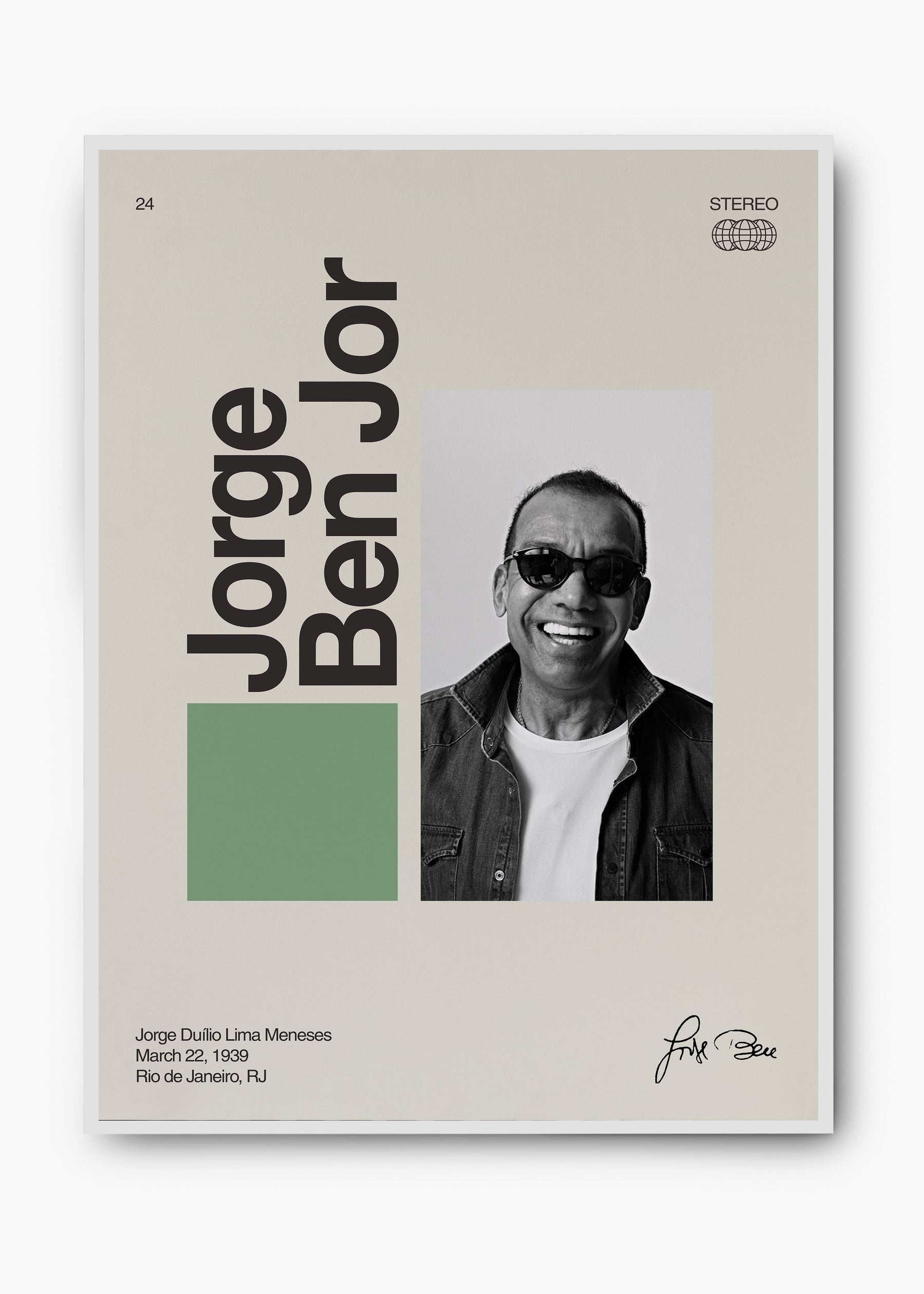 Quadro Signature Jorge Ben Jor