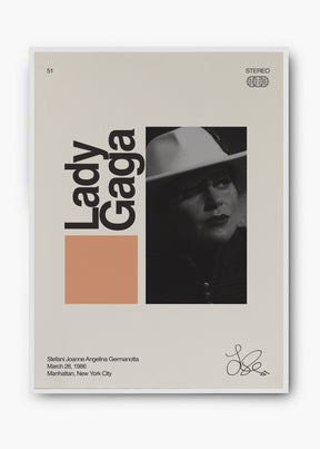 Quadro Signature Lady Gaga