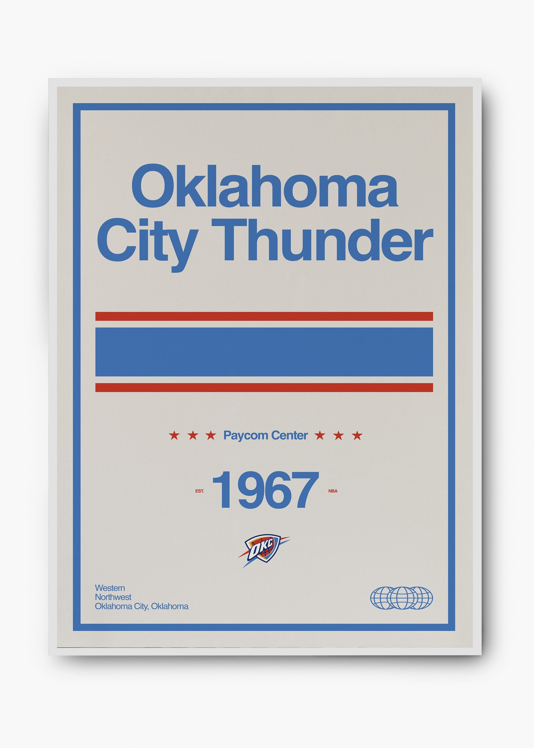 Quadro NBA Oklahoma City Thunder