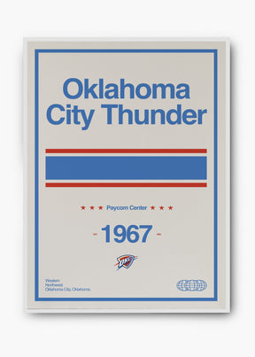 Quadro NBA Oklahoma City Thunder