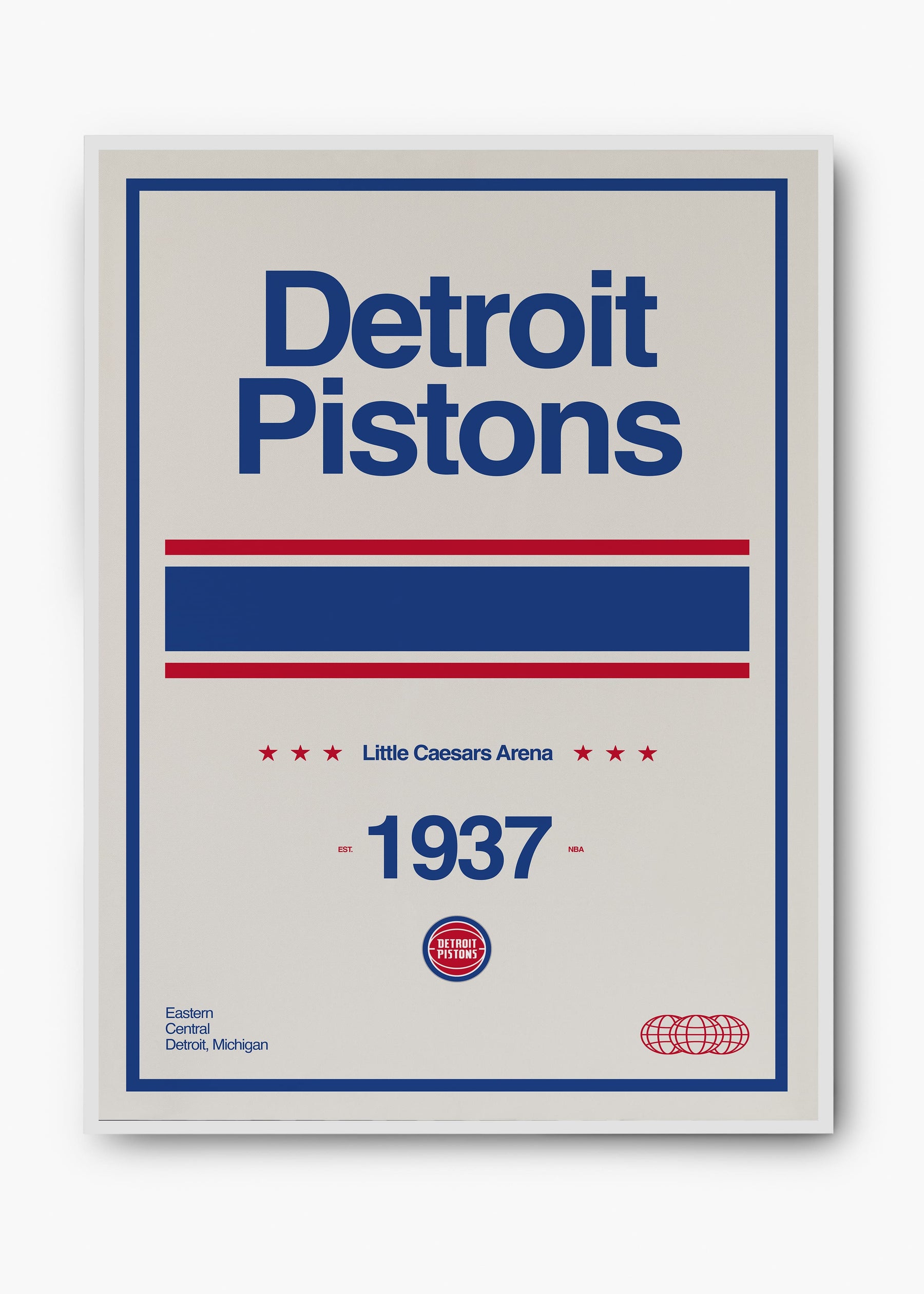 Quadro NBA Detroit Pistons