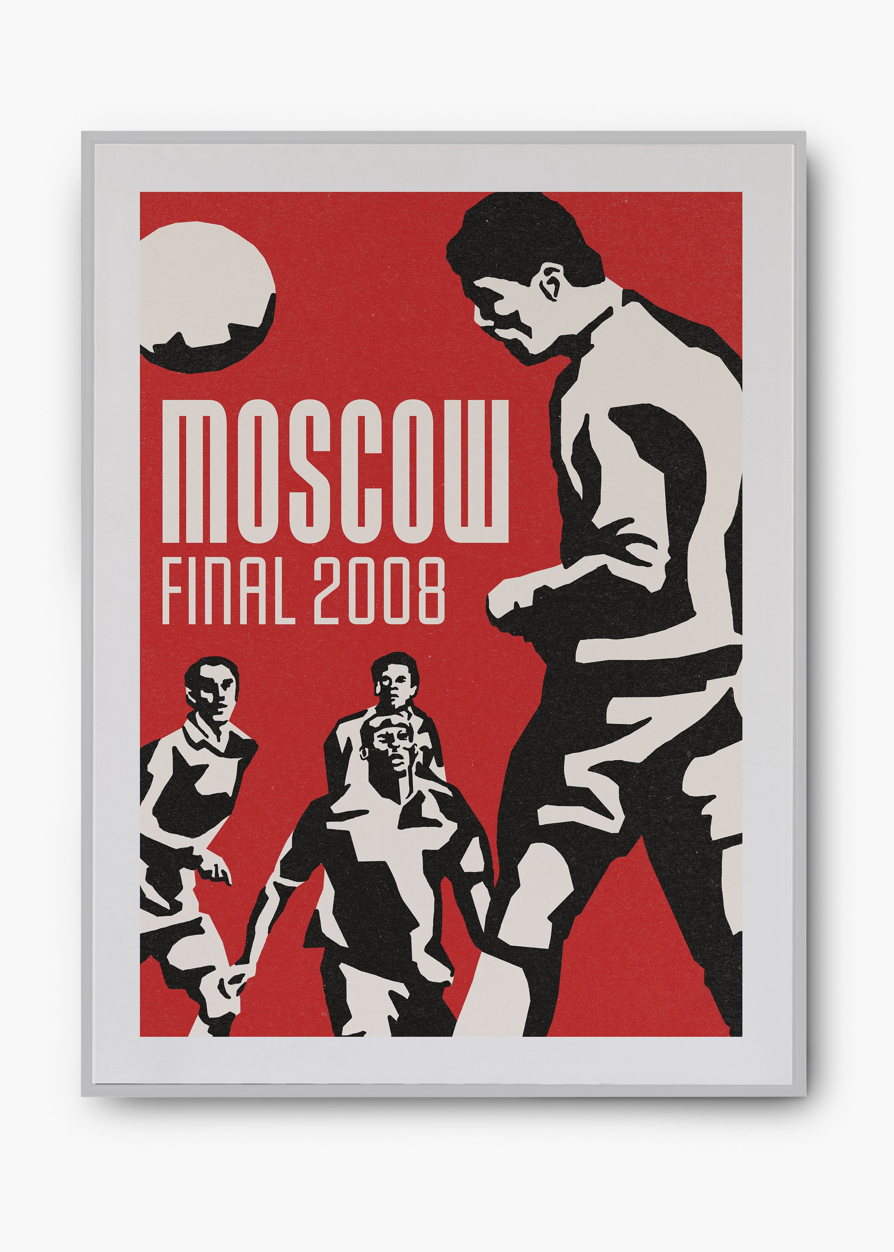 Quadro Cristiano Ronaldo Moscou 2008