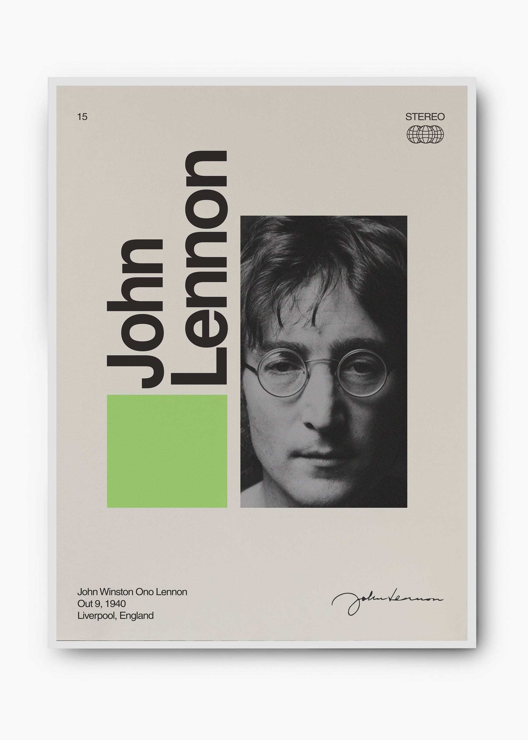 Quadro Signature John Lennon