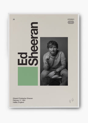 Quadro Signature Ed Sheeran
