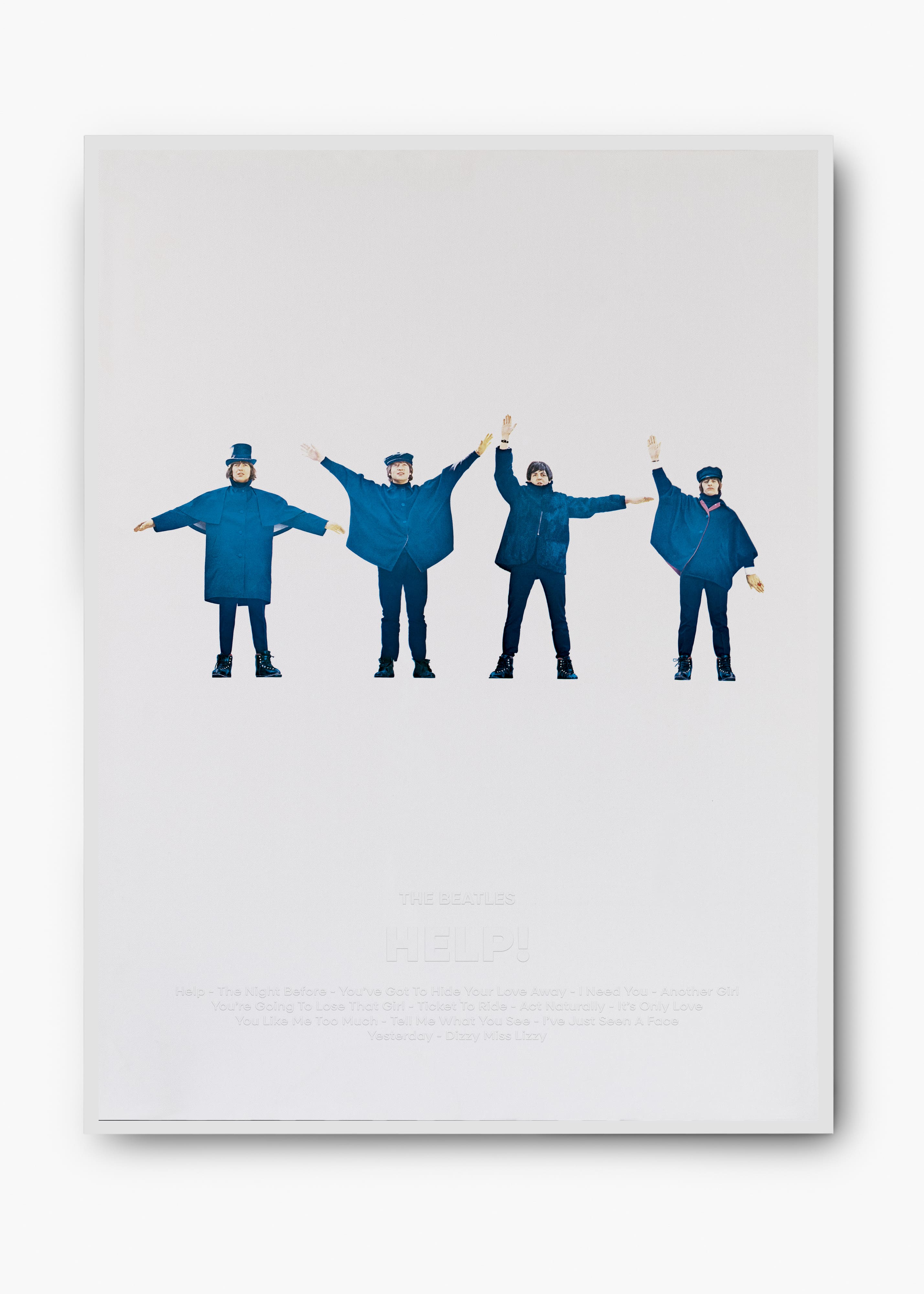 Quadro Beatles Help Capa