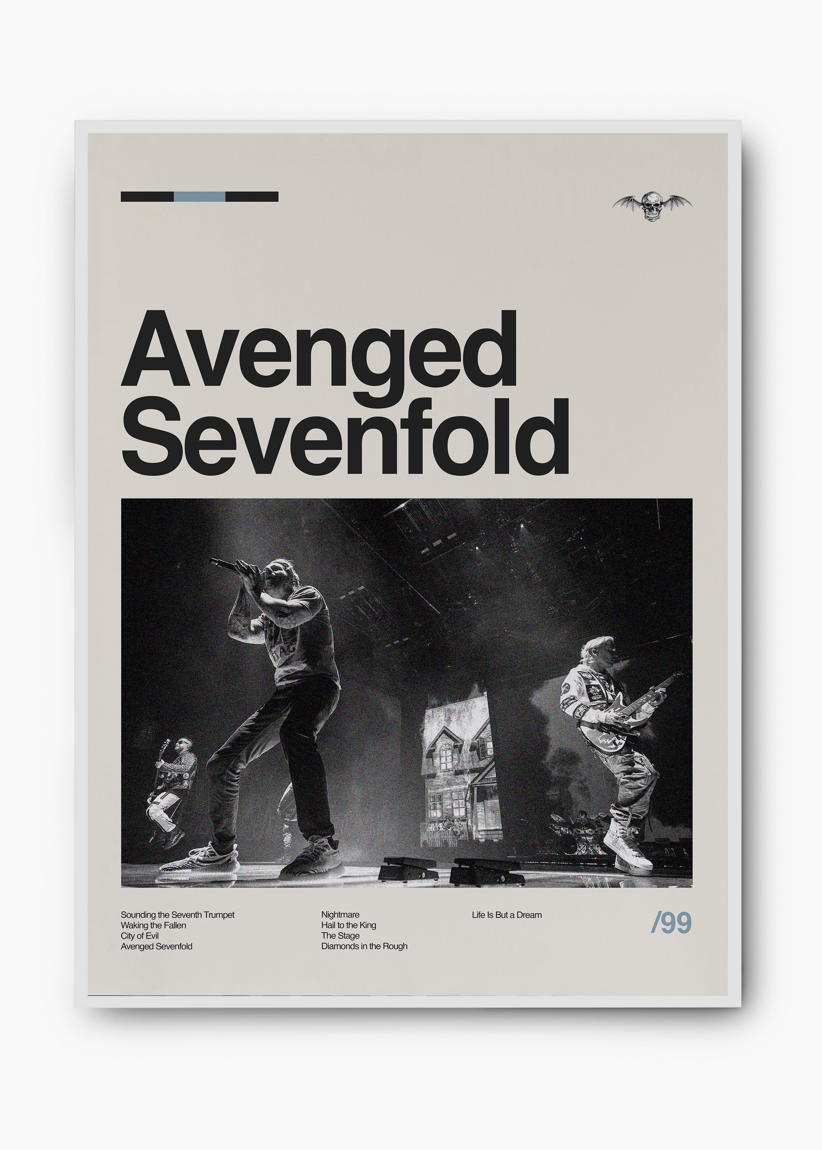 Quadro Avenged Sevenfold Banda