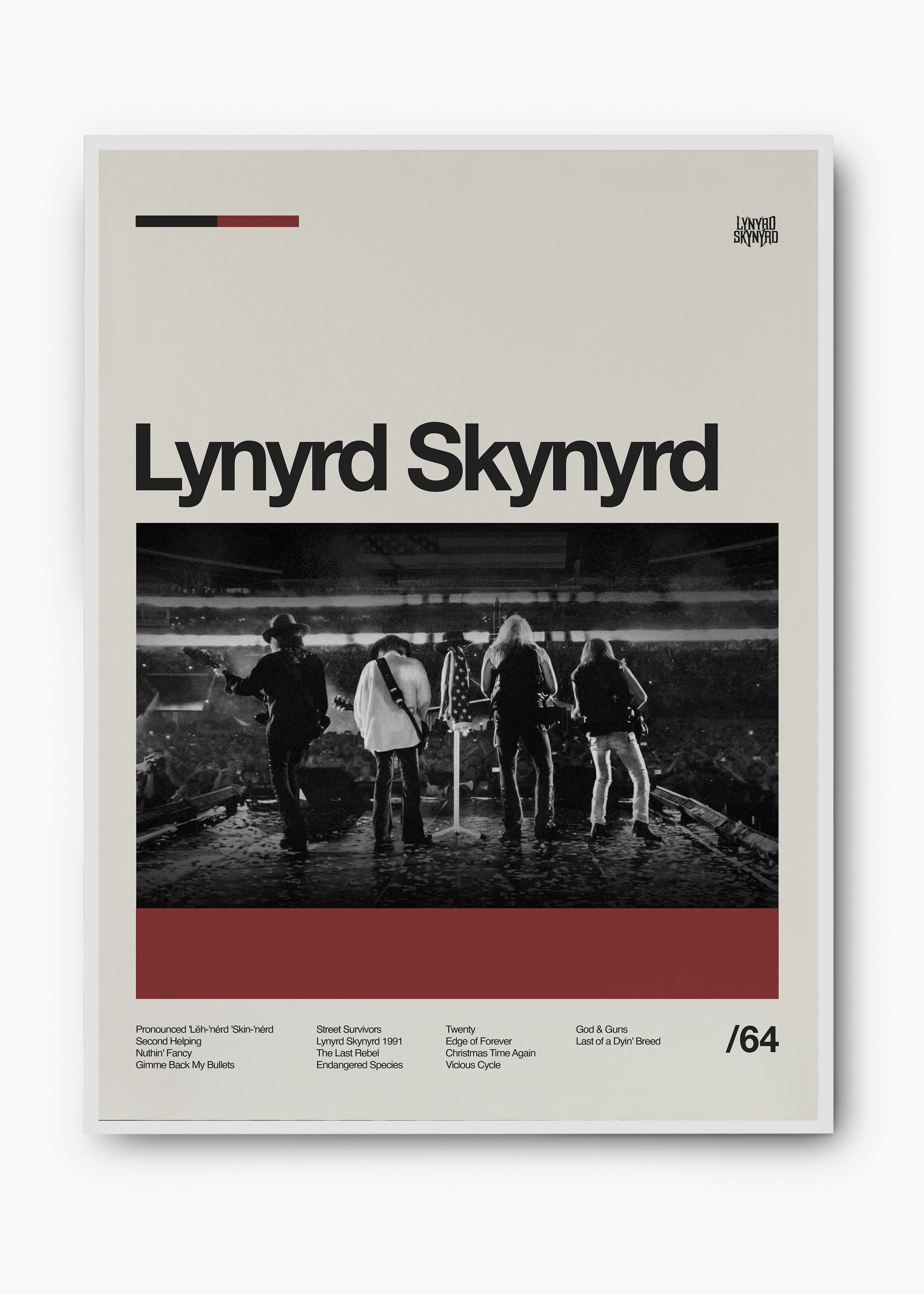 Quadro Lynyrd Skynyrd Banda