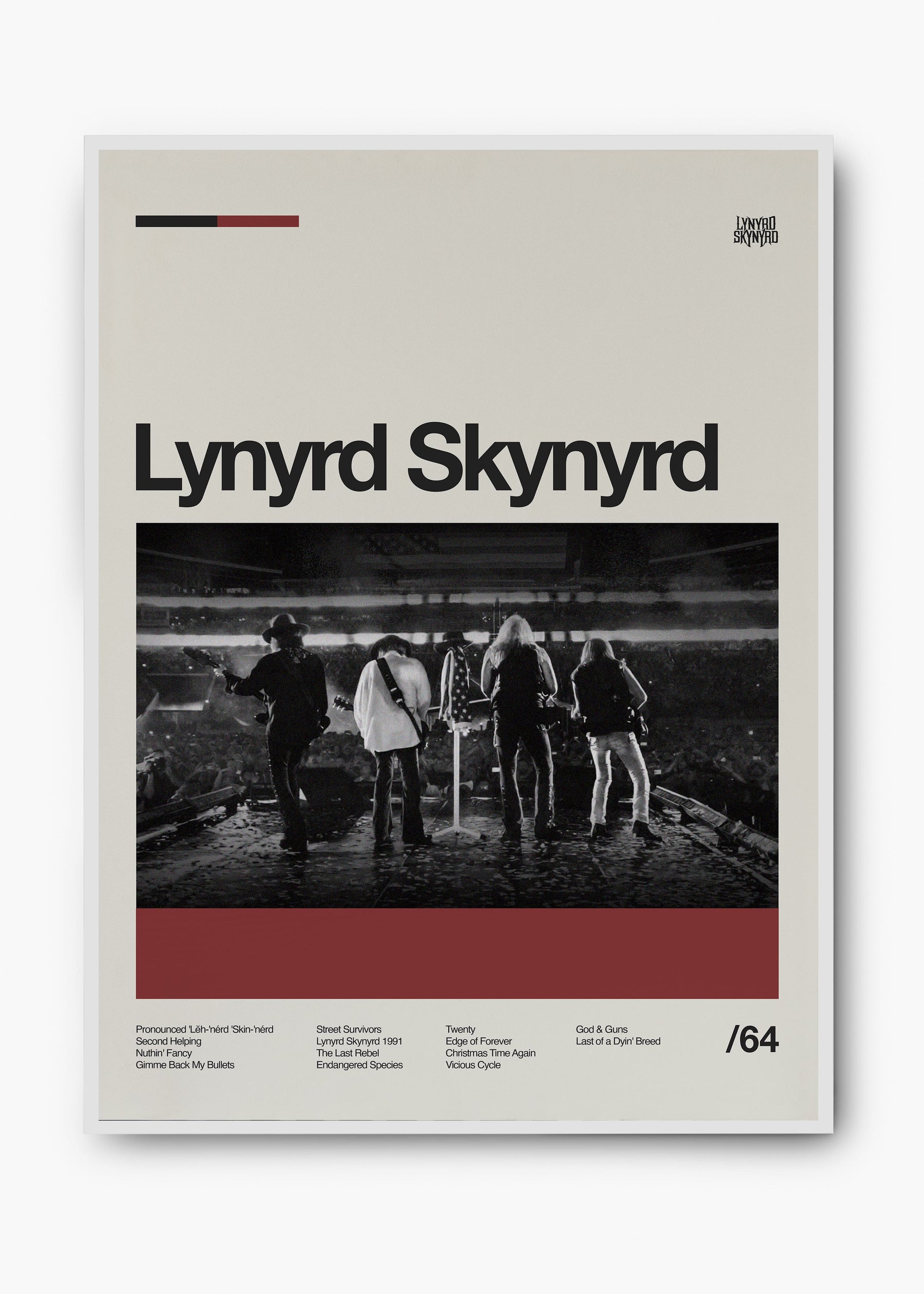 Quadro Lynyrd Skynyrd Banda