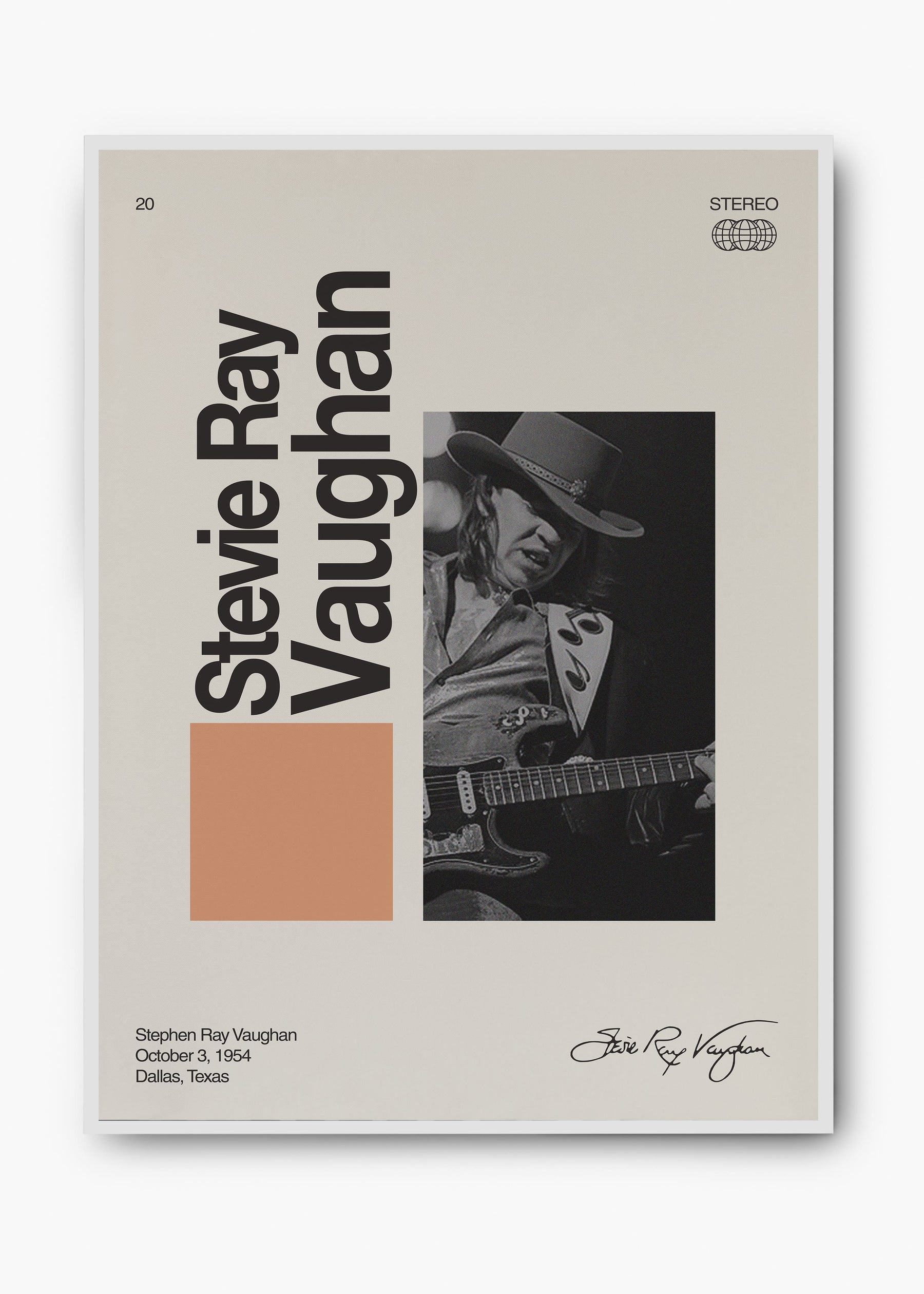 Quadro Signature Stevie Ray Vaughan