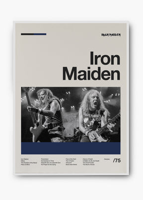 Quadro Iron Maiden Banda