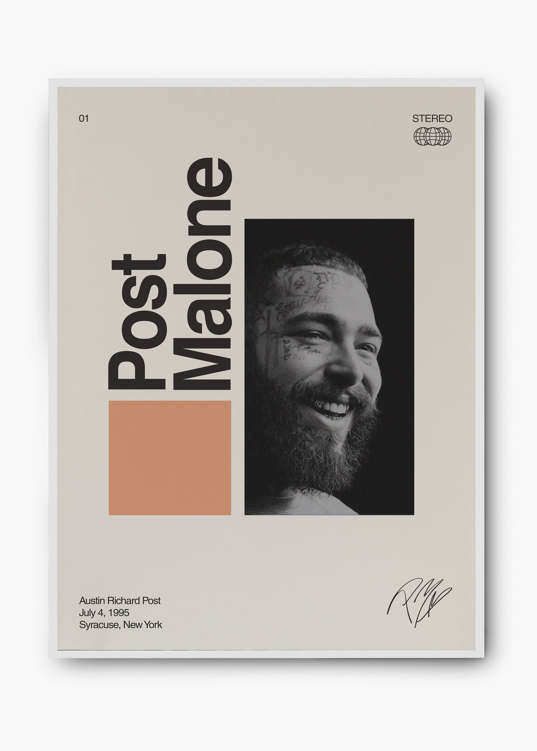 Quadro Signature Post Malone