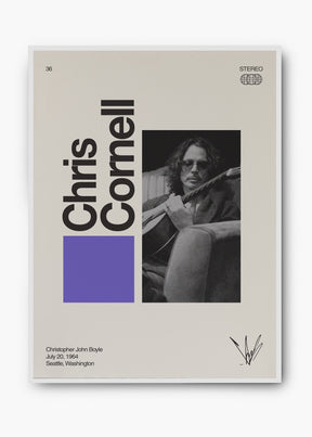 Quadro Signature Chris Cornell