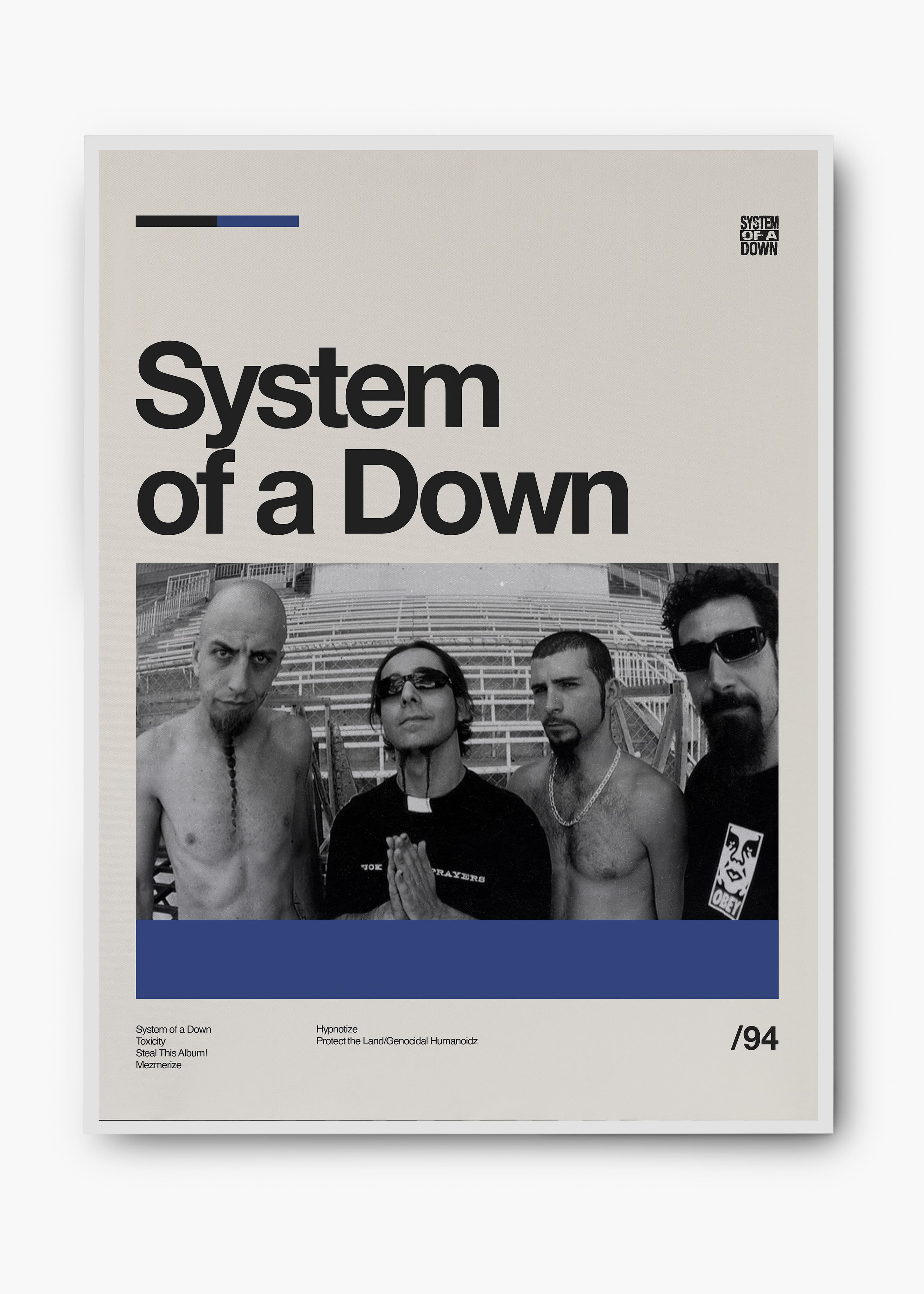 Quadro System of a Down Banda