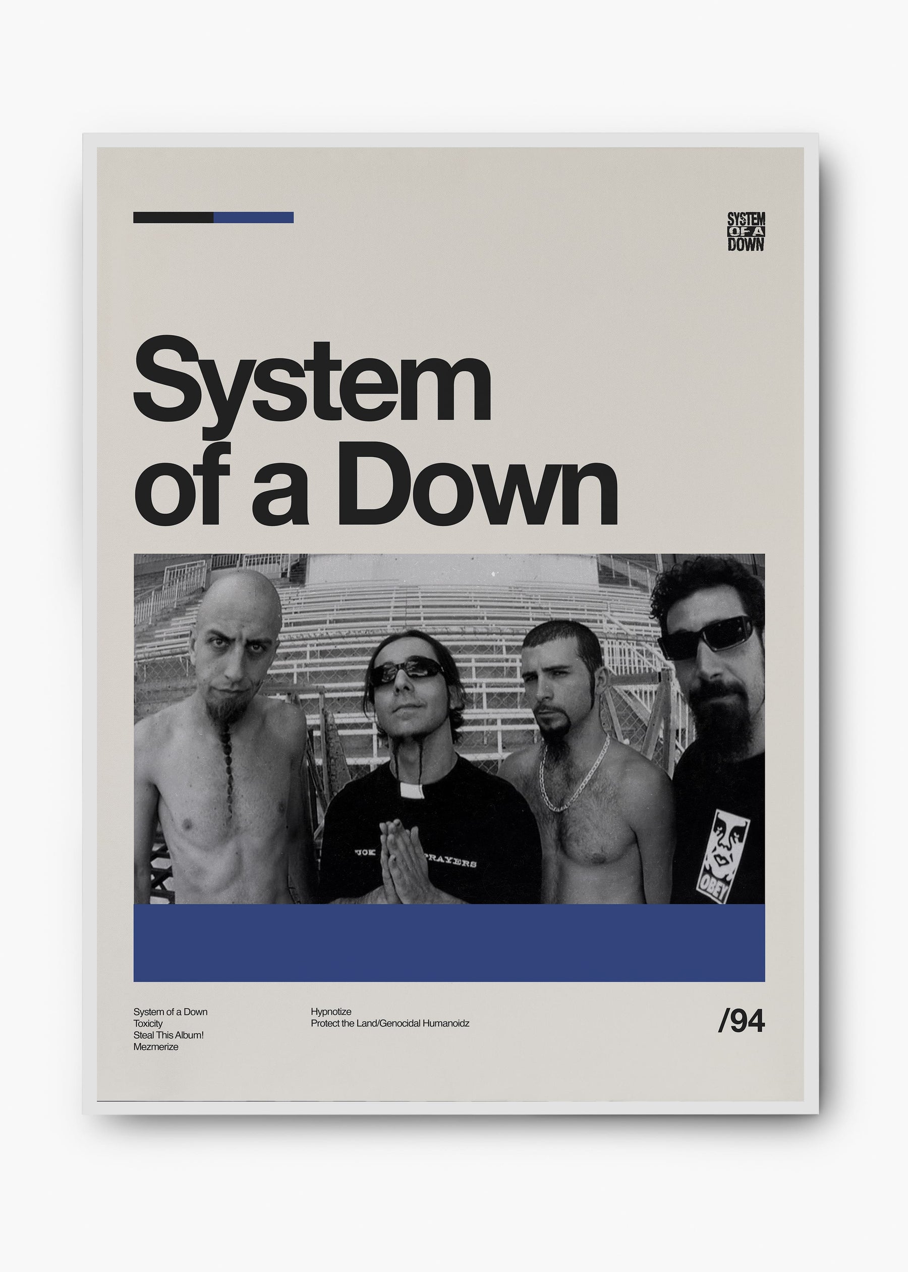 Quadro System of a Down Banda