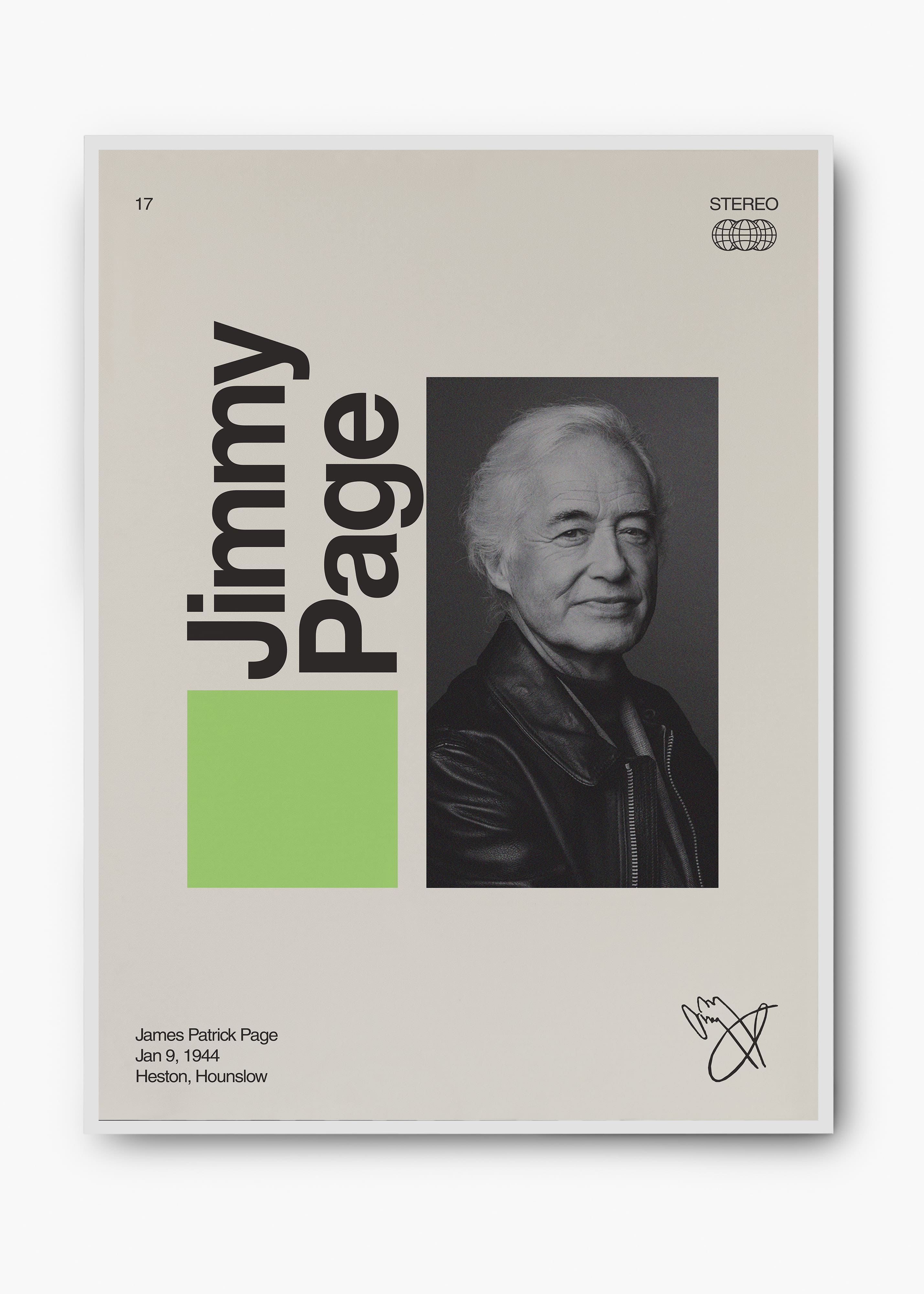 Quadro Signature Jimmy Page