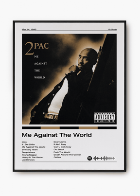 Quadro 2PAC Me Against The World