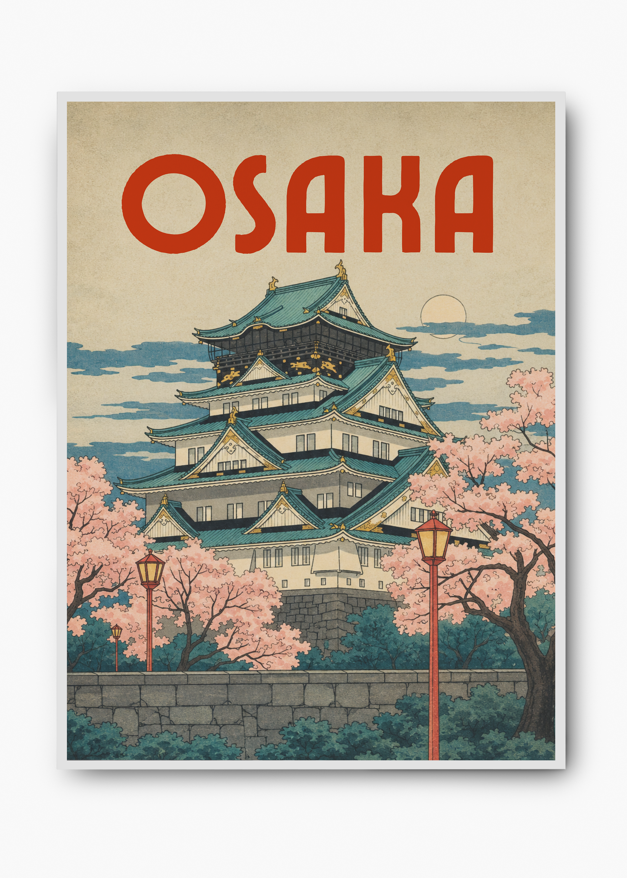 Quadro Japonês Osaka Jo - 2