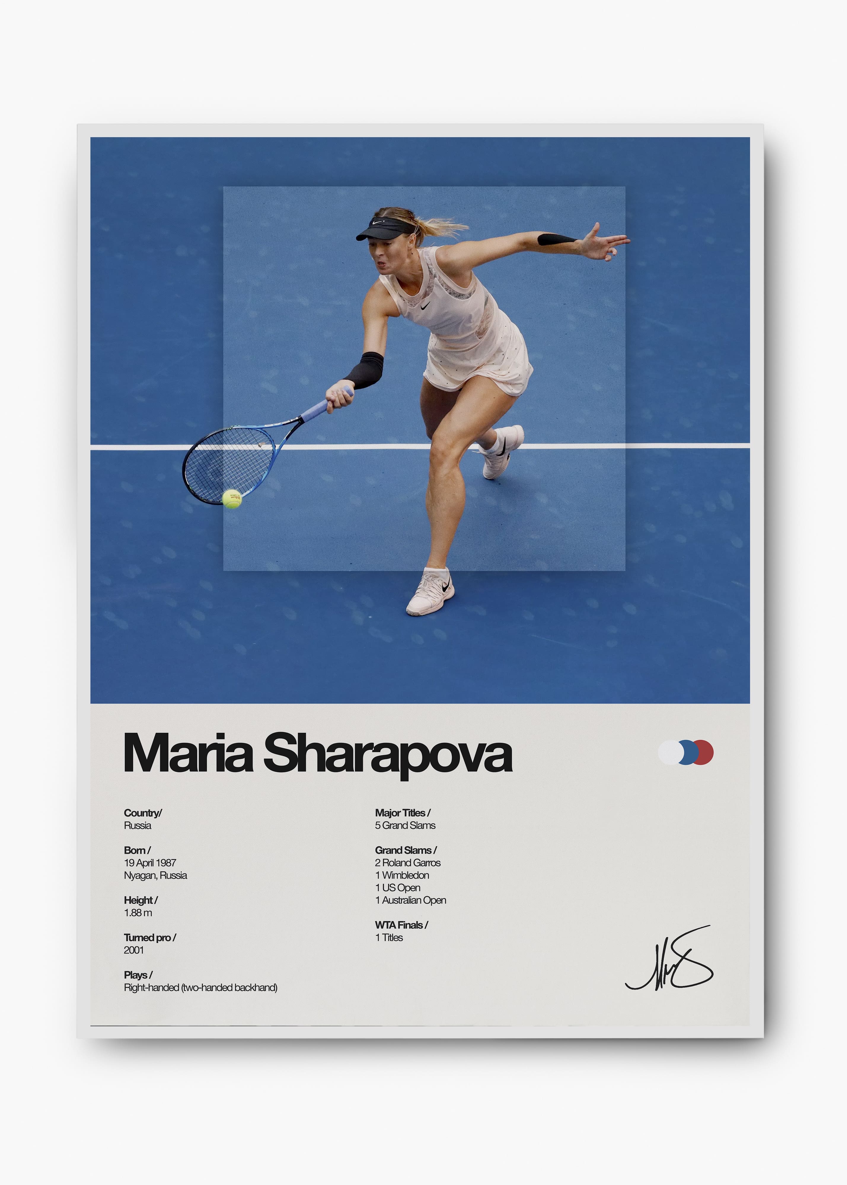 Quadro Maria Sharapova