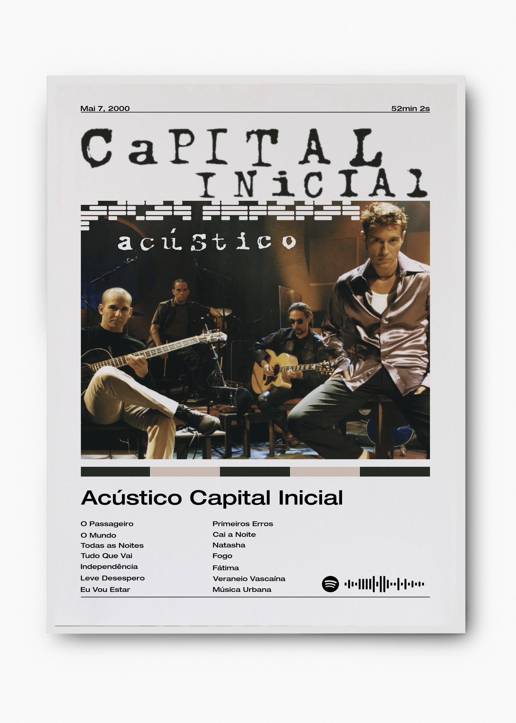 Quadro Acústico Capital Inicial - 2