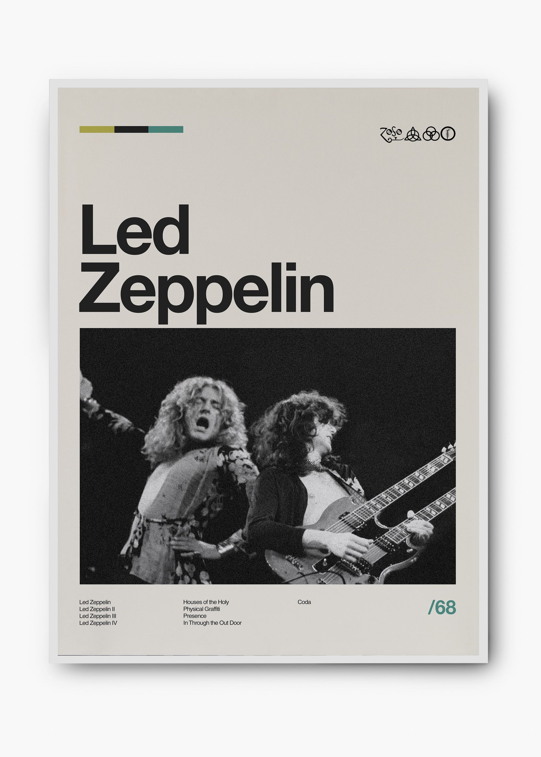 Quadro Led Zeppelin Banda