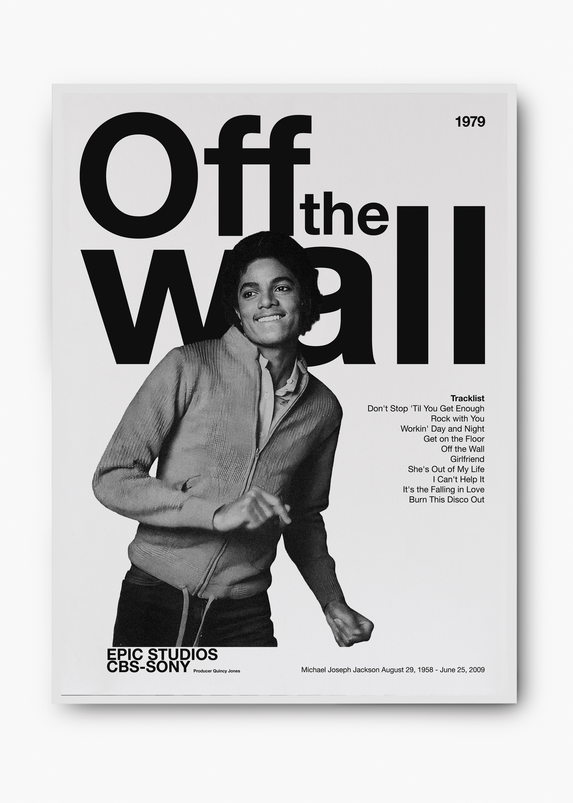 Quadro Michael Jackson Off The Wall