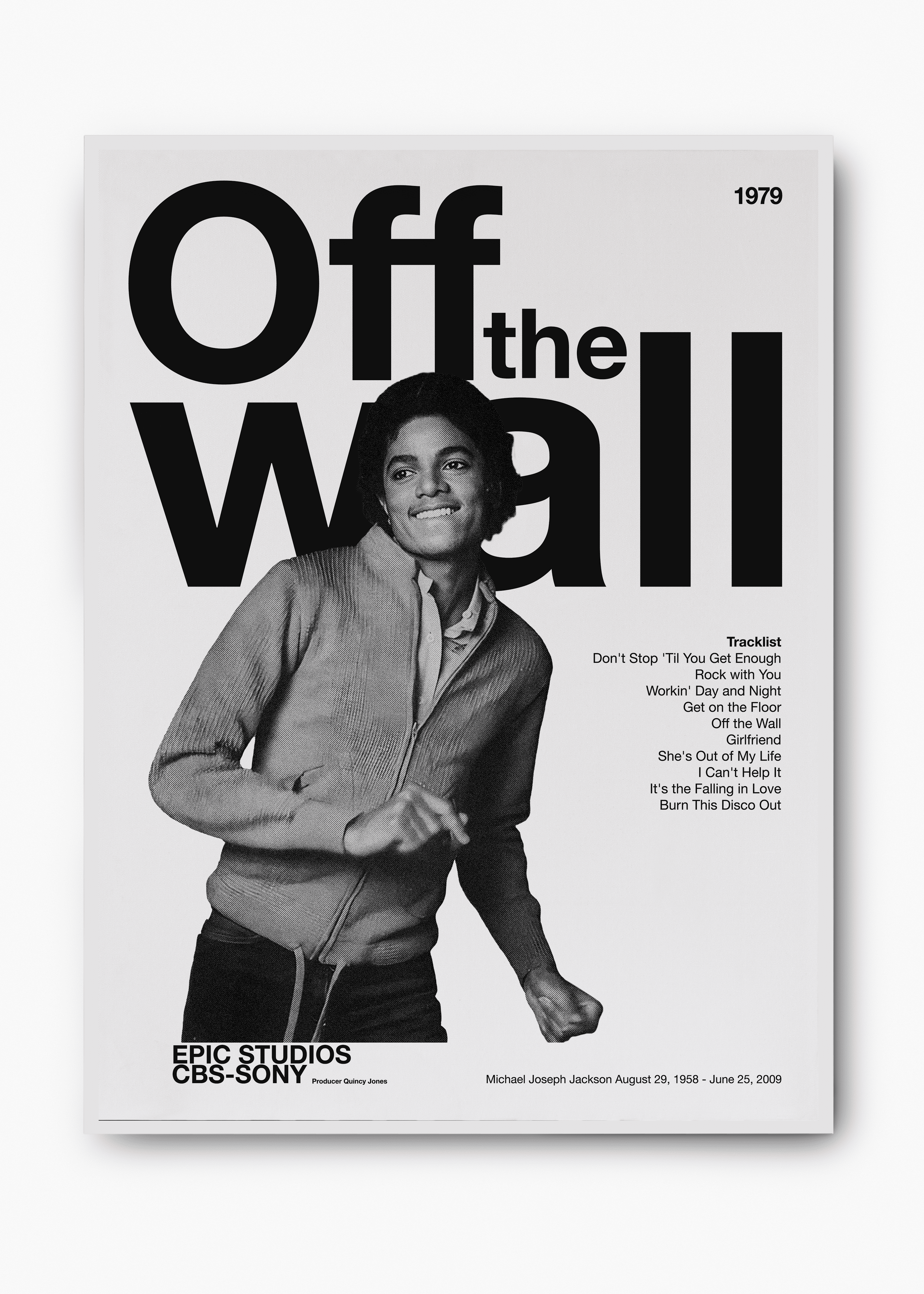 Quadro Michael Jackson Off The Wall