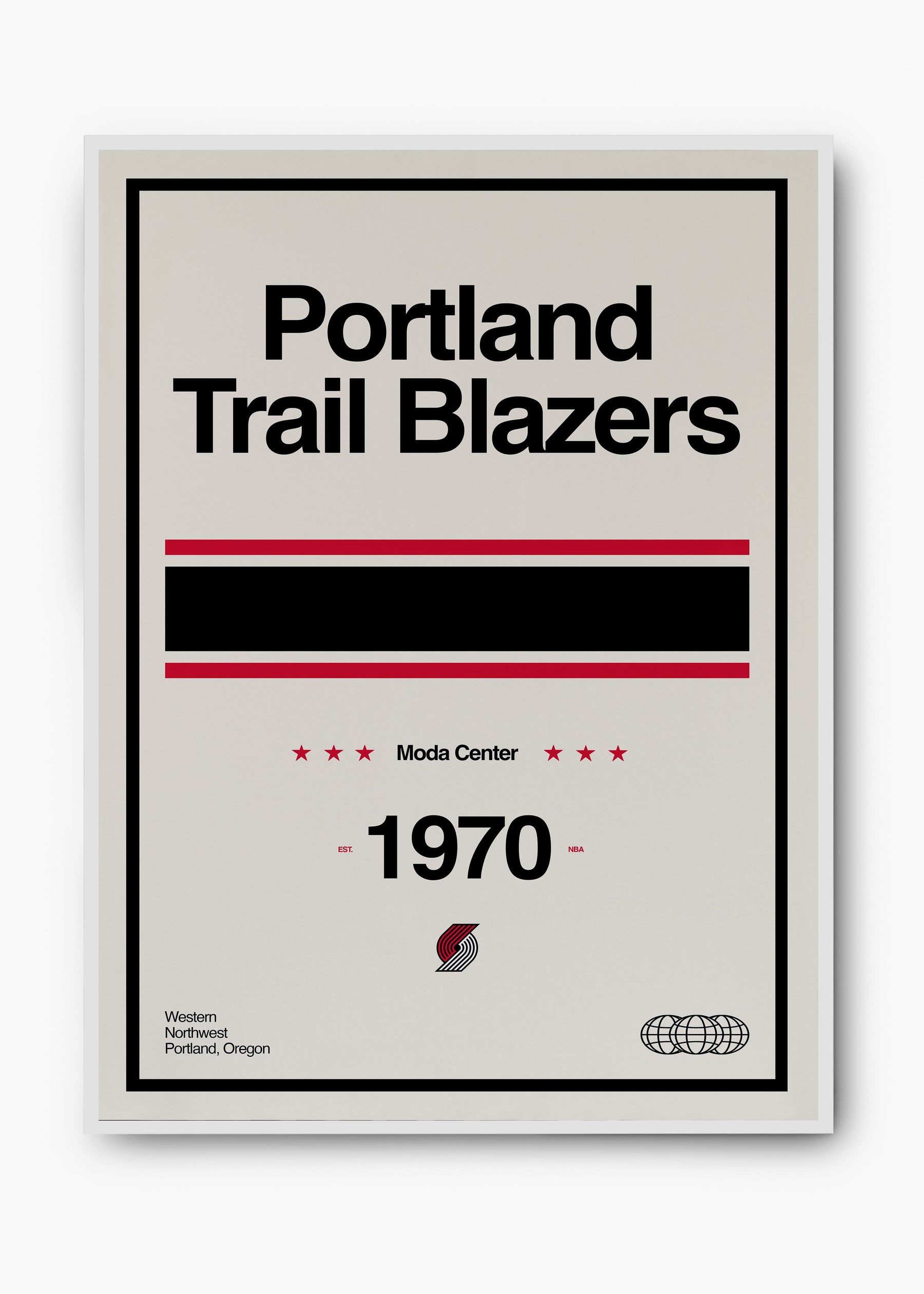 Quadro NBA Portland Trail Brazers
