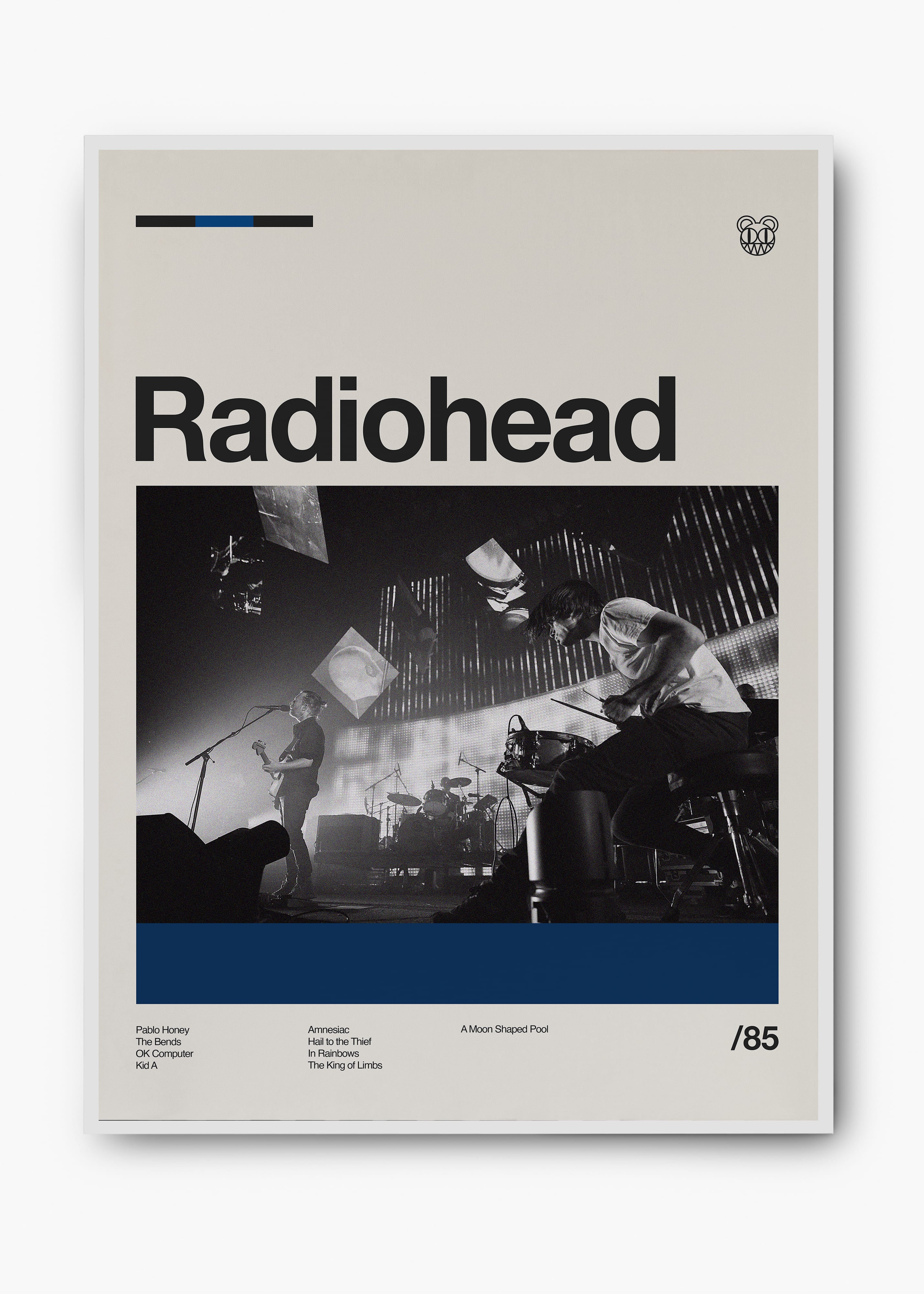 Quadro Radiohead Banda