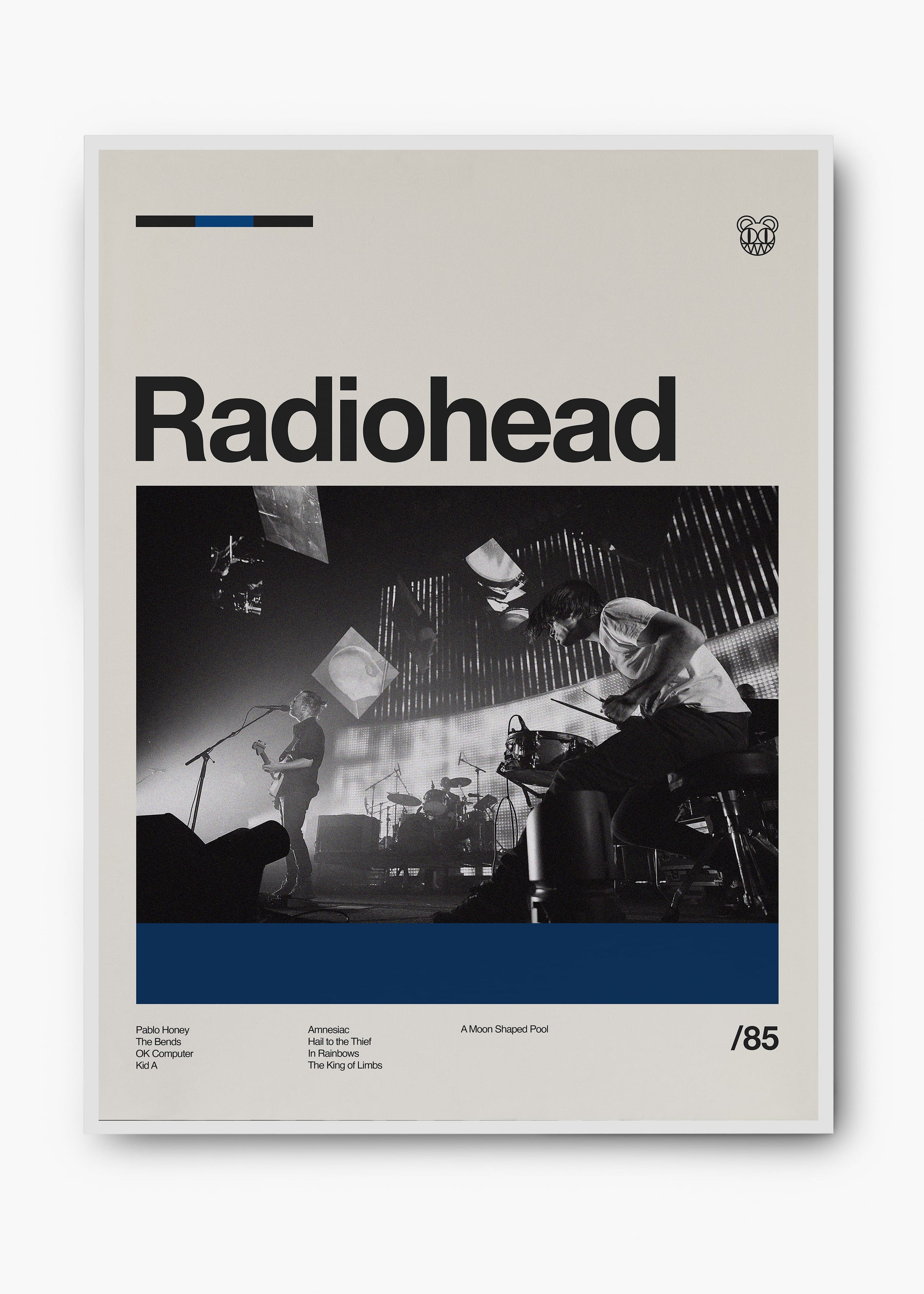 Quadro Radiohead Banda