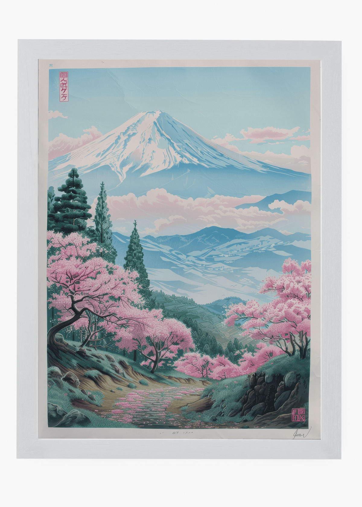 Quadro Japonês The Haru Road