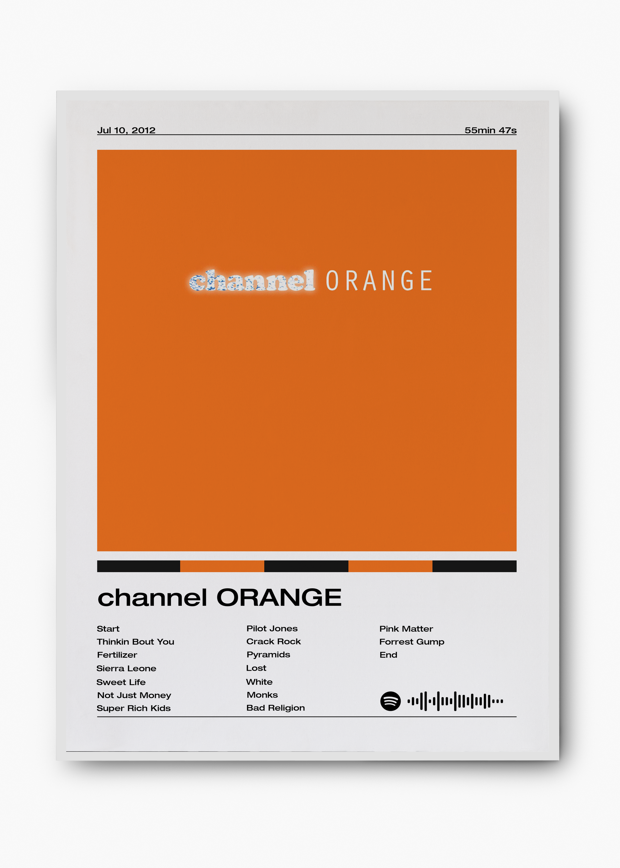 Quadro Frank Ocean Channel Orange - 2