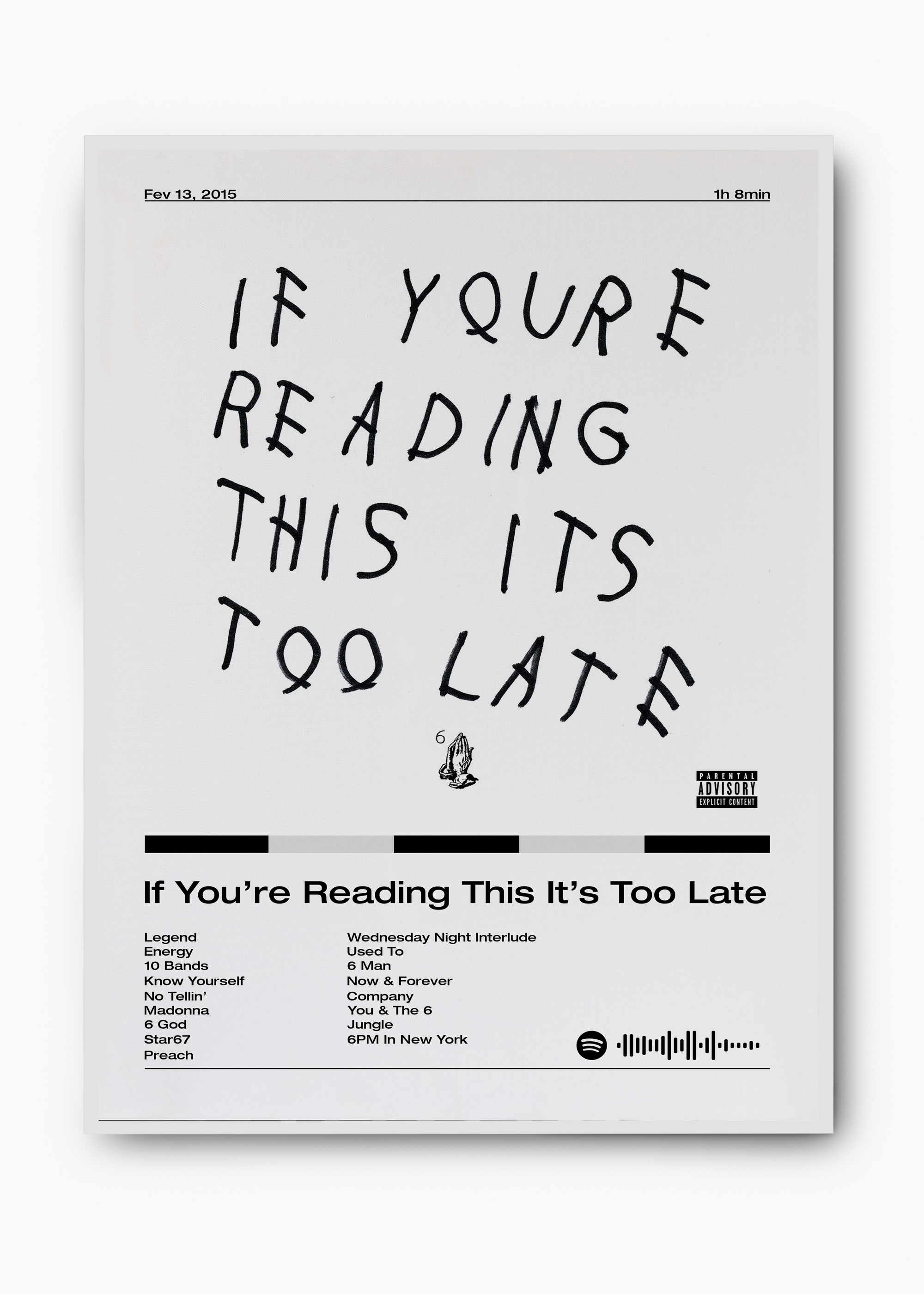 Quadro Drake If You're Reading This It's Too Late - 2