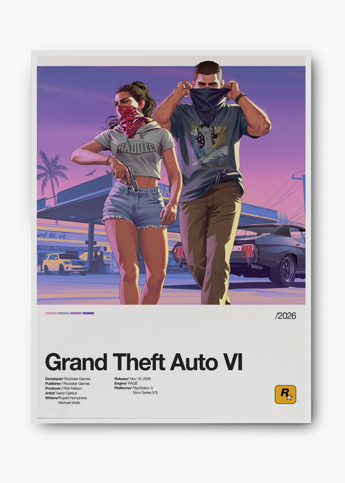 Quadro Grand Theft Auto VI : GTA 6 - 2