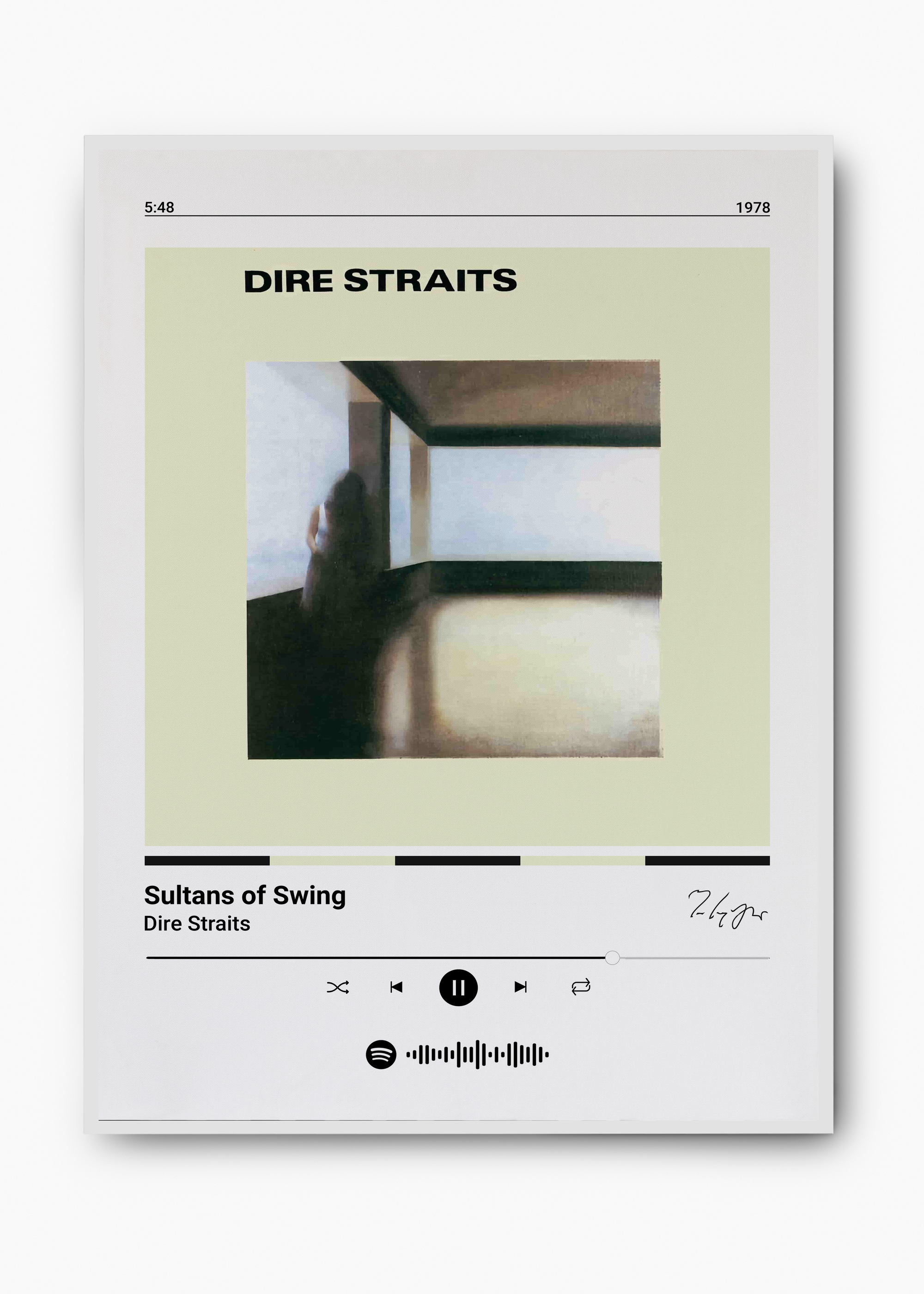 Quadro Dire Straits Sultans of Swing - 2