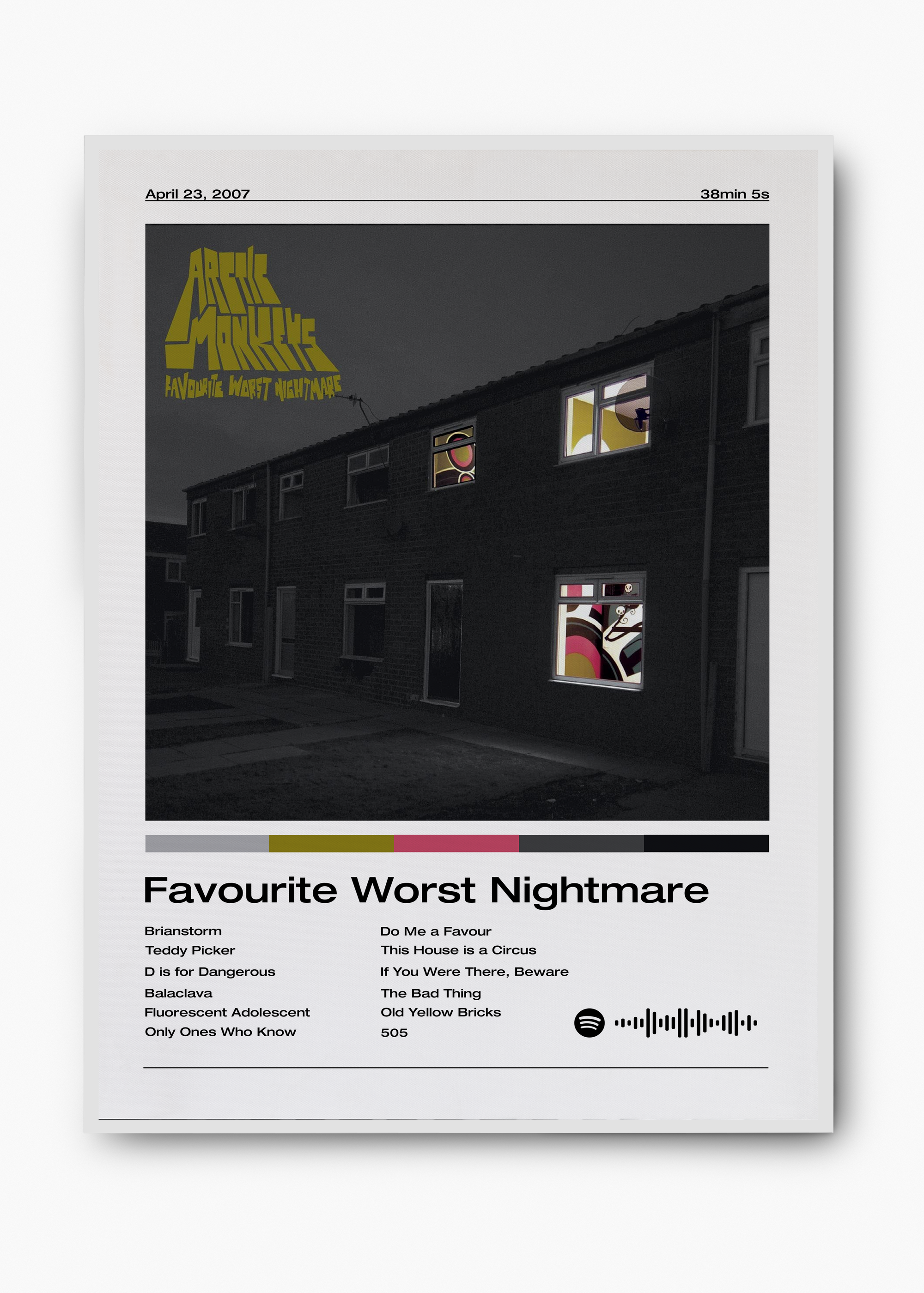 Quadro Arctic Monkeys Favourite Worst Nightmare - 2