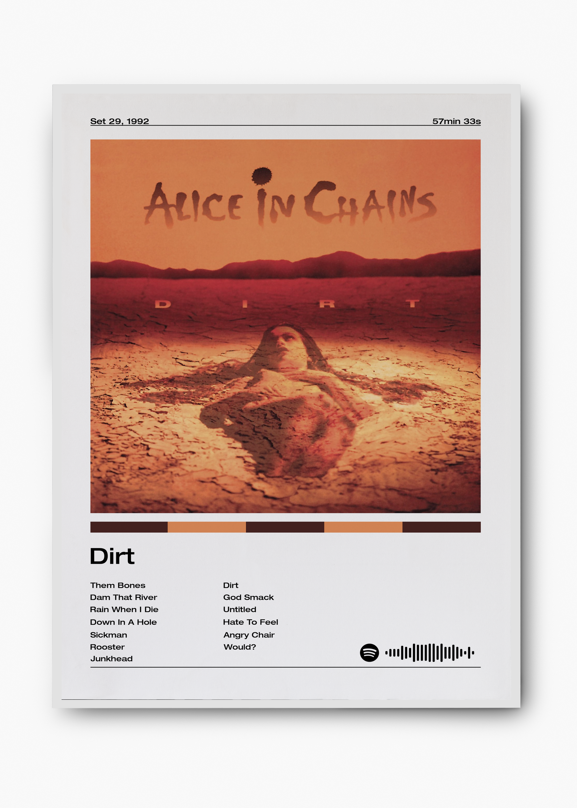 Quadro Alice in Chains Dirt - 2