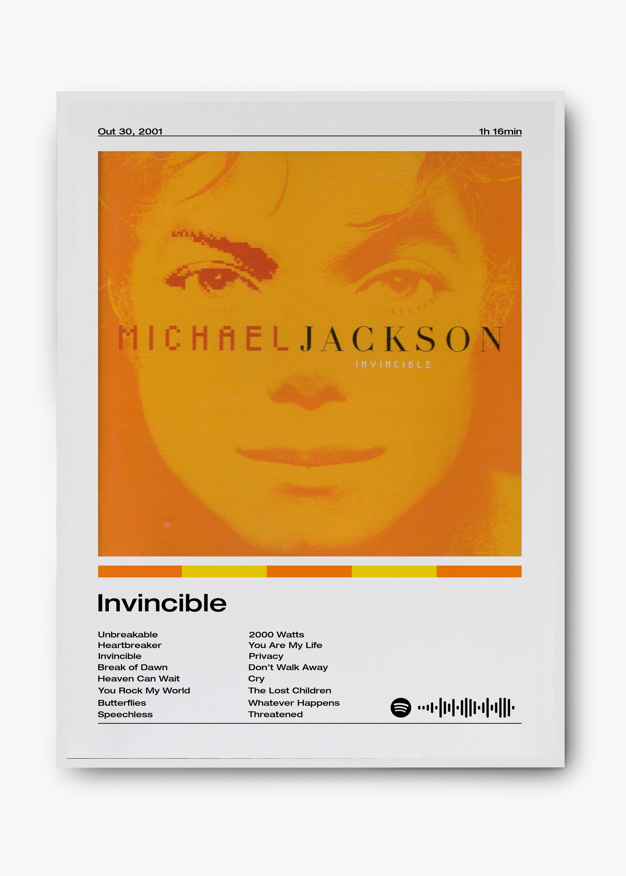 Quadro Michael Jackson Invincible - 2