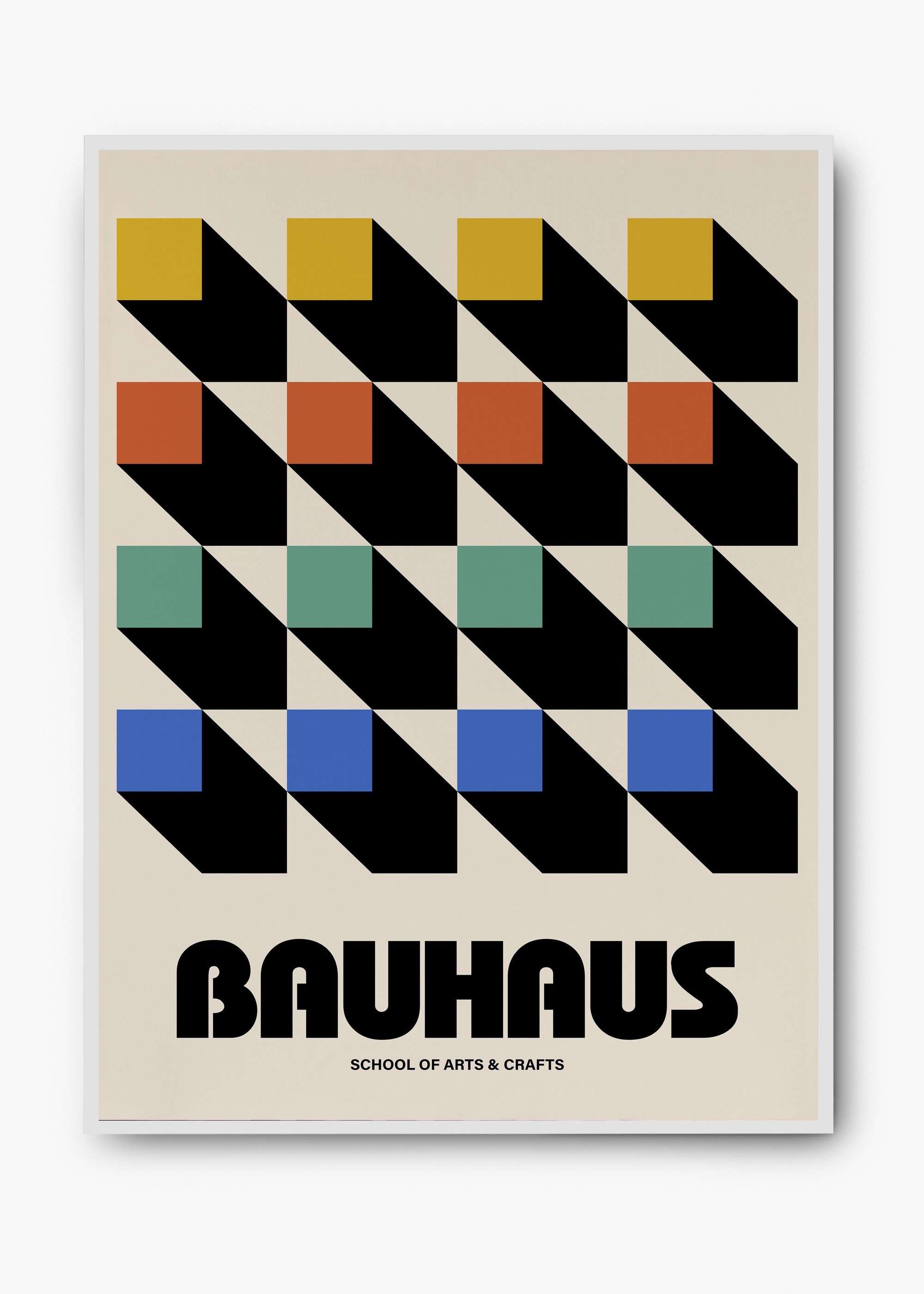 Quadro Bauhaus Bold Abstraction - 2